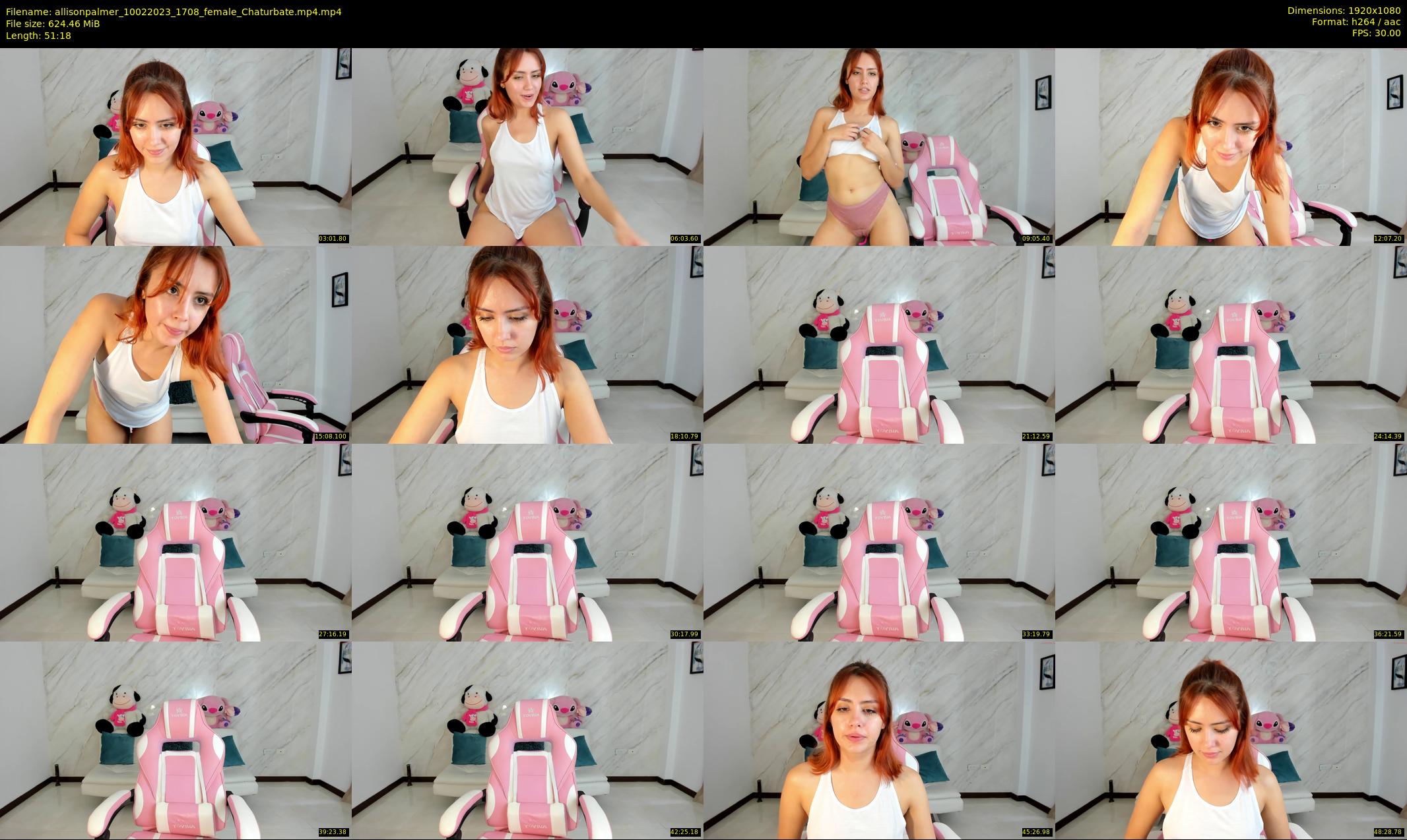 allisonpalmer — 52 minute Chaturbate female cam show recording, 1080p, Feb 10, 2023