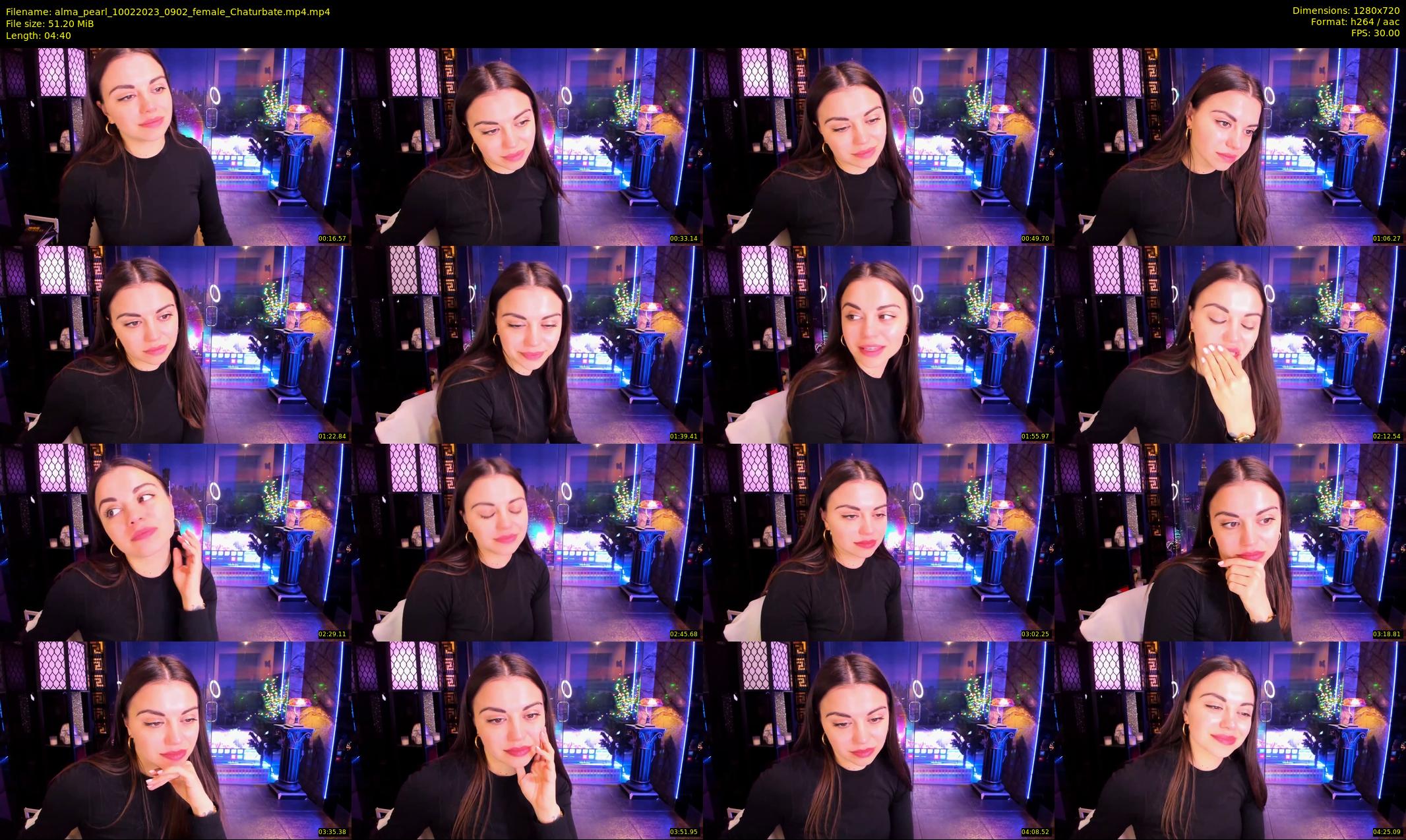 alma_pearl — 5 minute Chaturbate female cam show recording, 720p, Feb 10, 2023