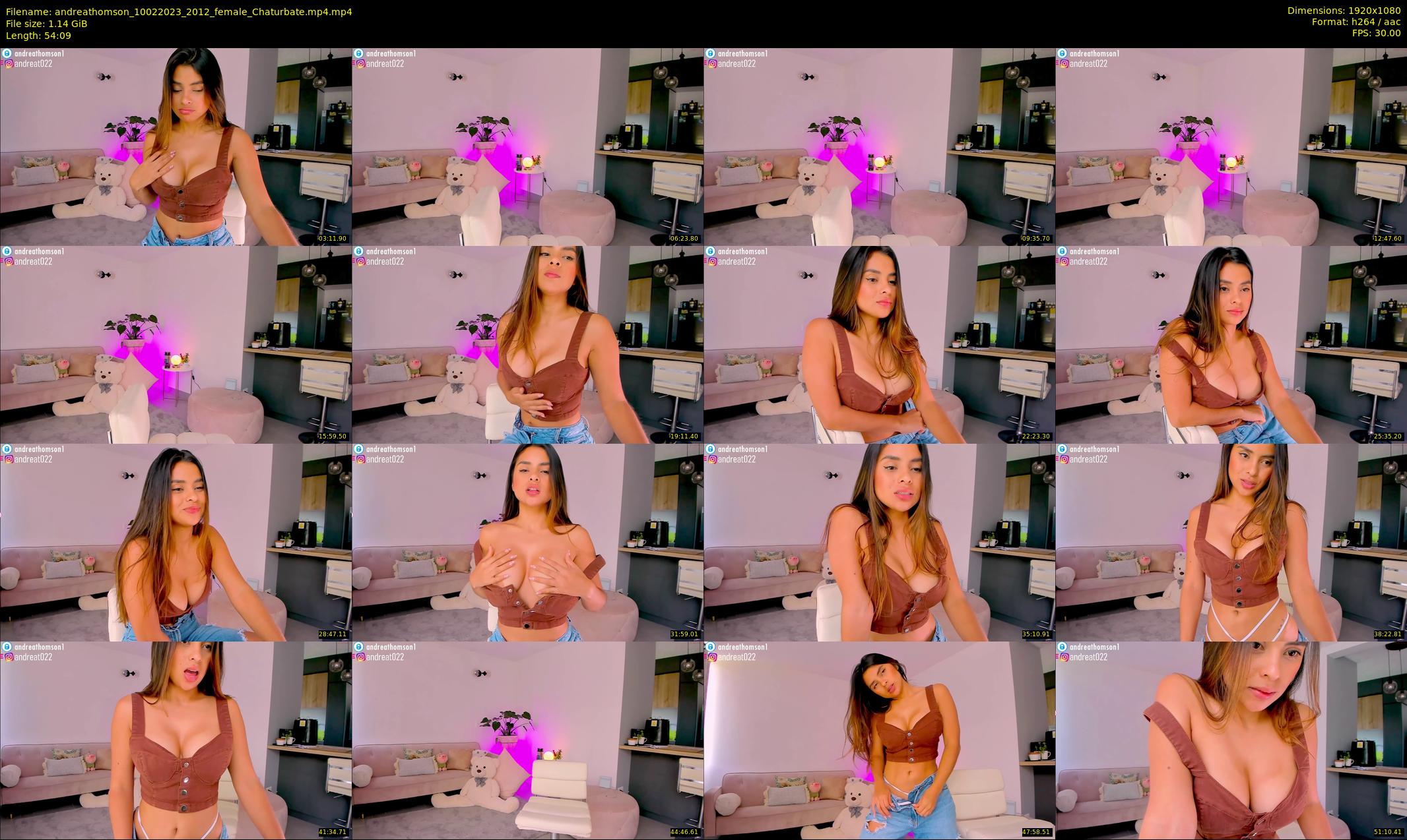 andreathomson — 55 minute Chaturbate female cam show recording, 1080p, Feb 10, 2023