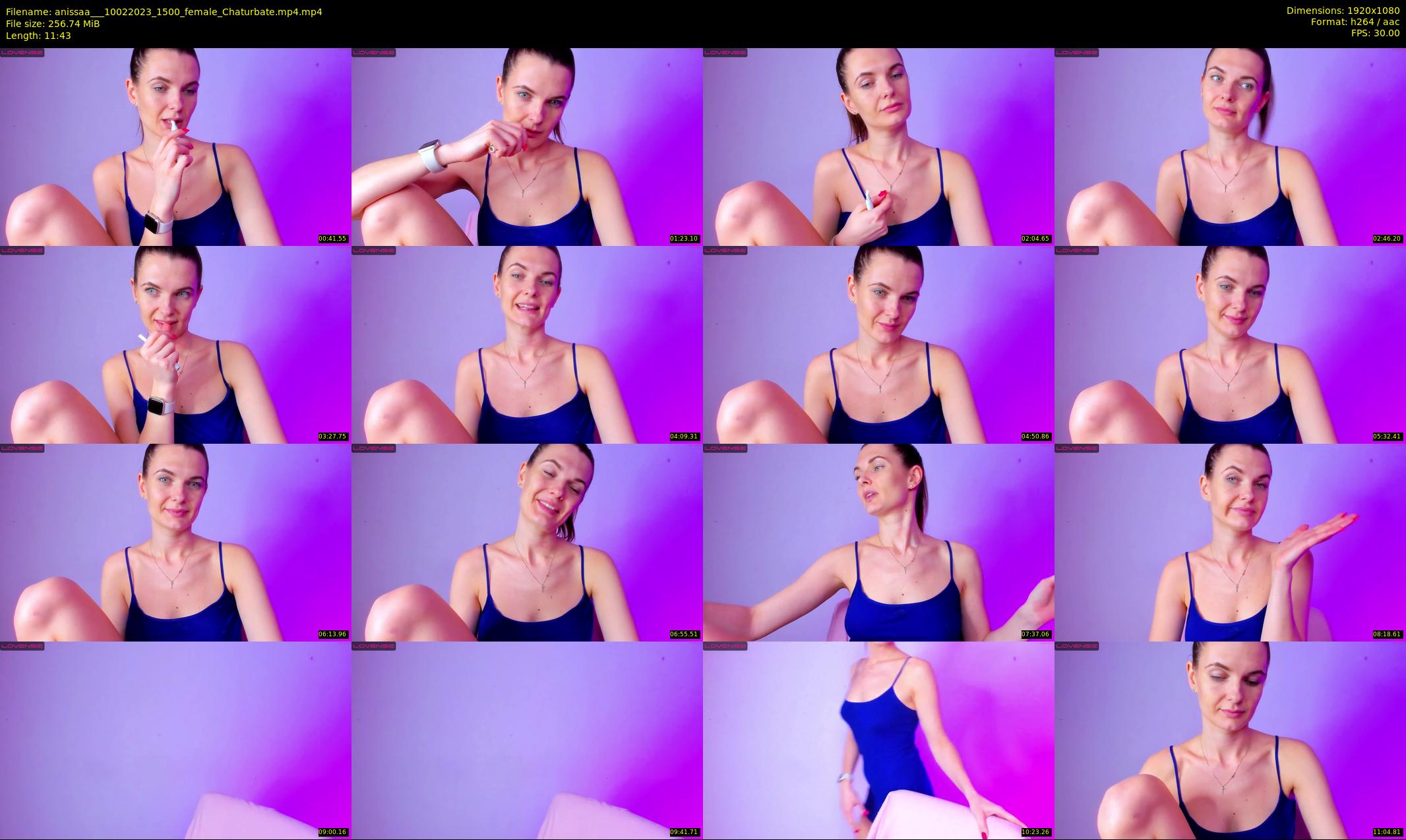 anissaa__ — 12 minute Chaturbate female cam show recording, 1080p, Feb 10, 2023