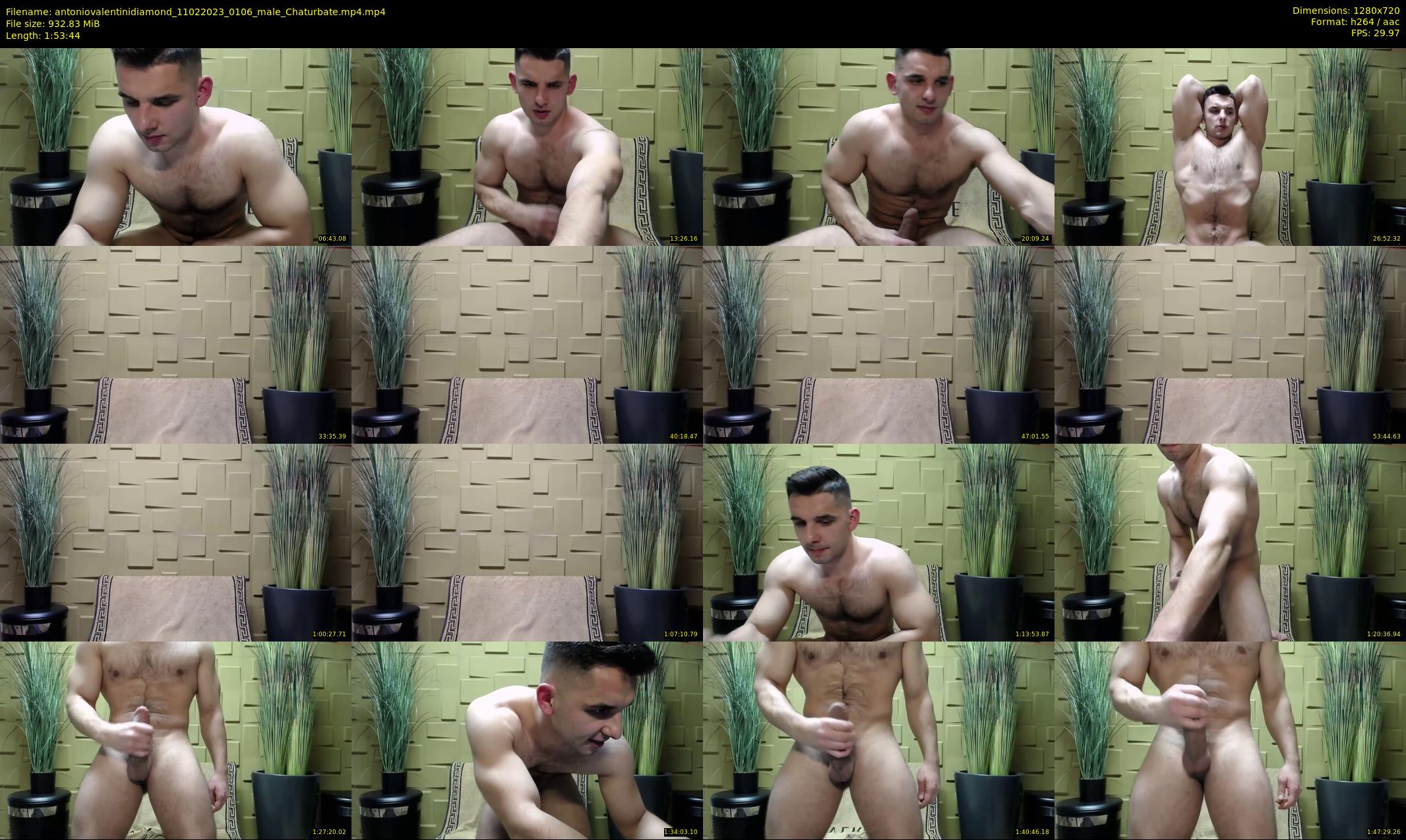 antoniovalentinidiamond — 114 minute Chaturbate male cam show recording, 720p, Feb 11, 2023
