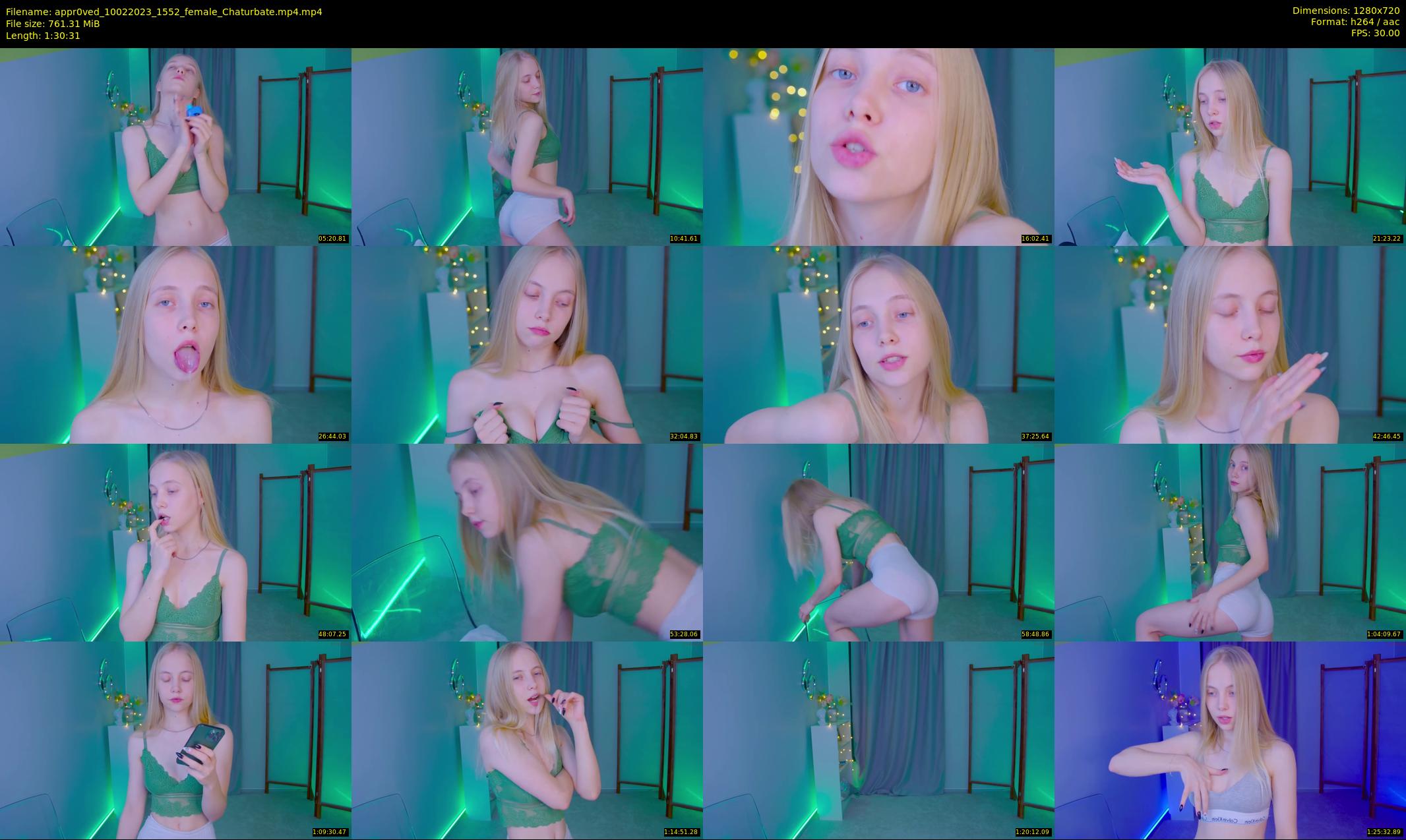 appr0ved — 91 minute Chaturbate female cam show recording, 720p, Feb 10, 2023