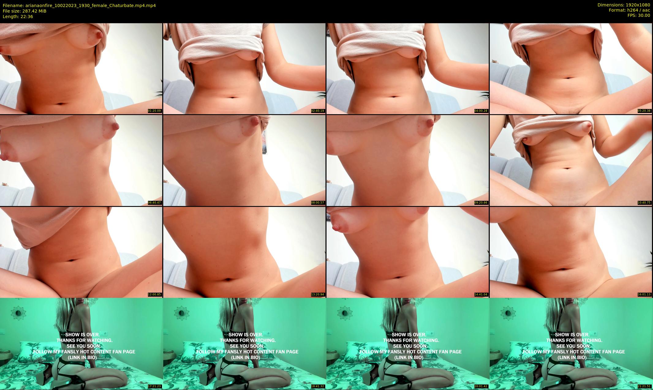 arianaonfire — 23 minute Chaturbate couple cam show recording, 1080p, Feb 10, 2023