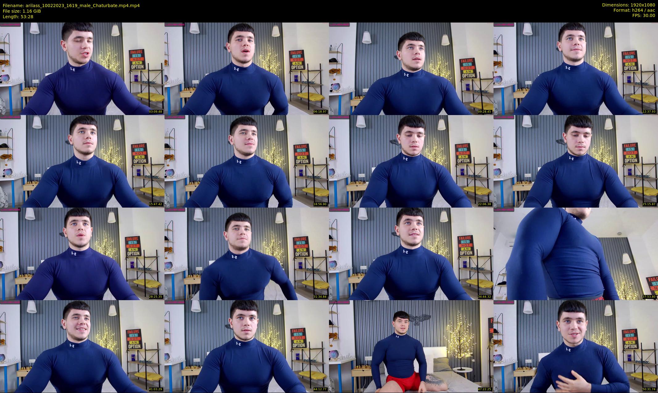 arilass — 54 minute Chaturbate male cam show recording, 1080p, Feb 10, 2023