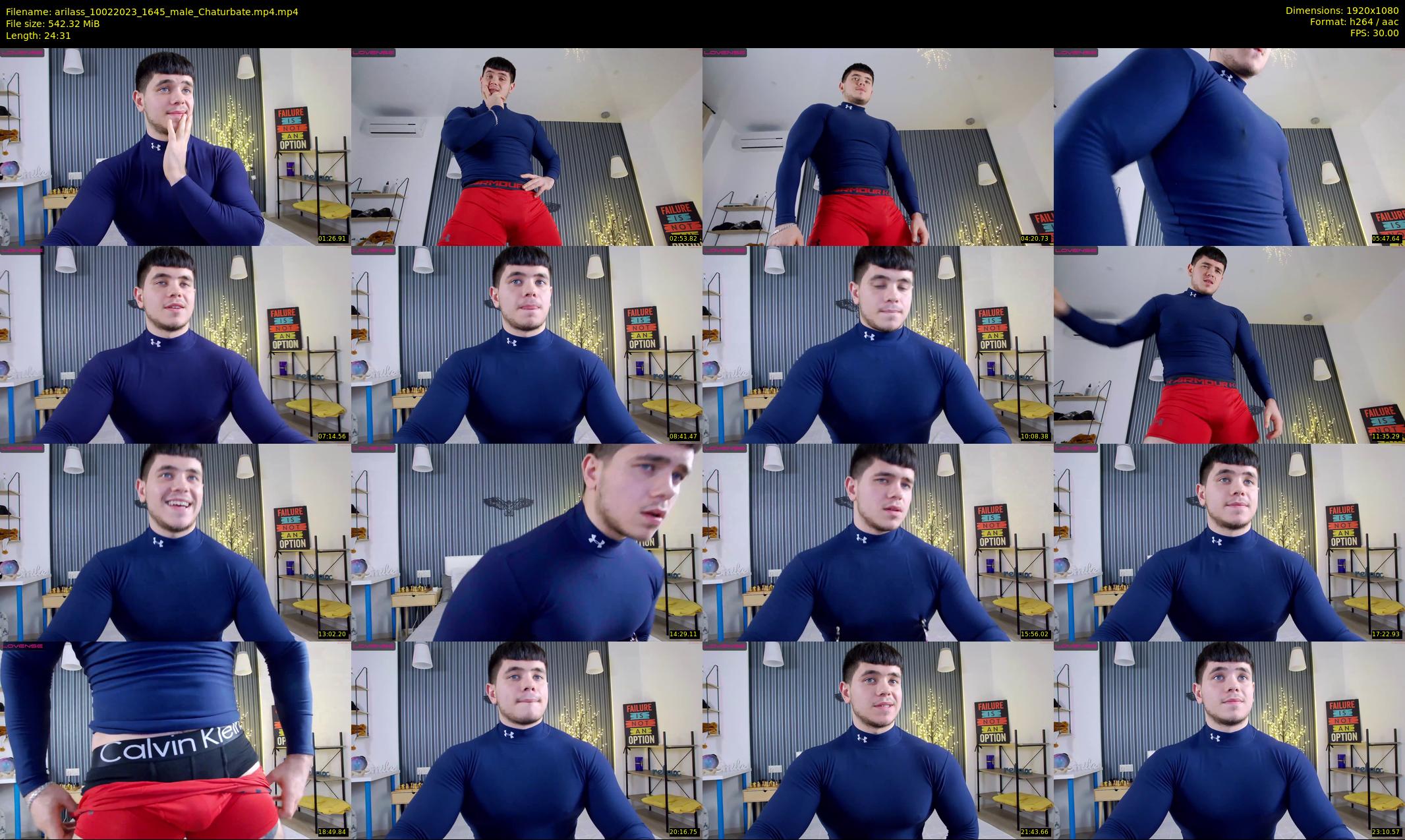 arilass — 25 minute Chaturbate male cam show recording, 1080p, Feb 10, 2023