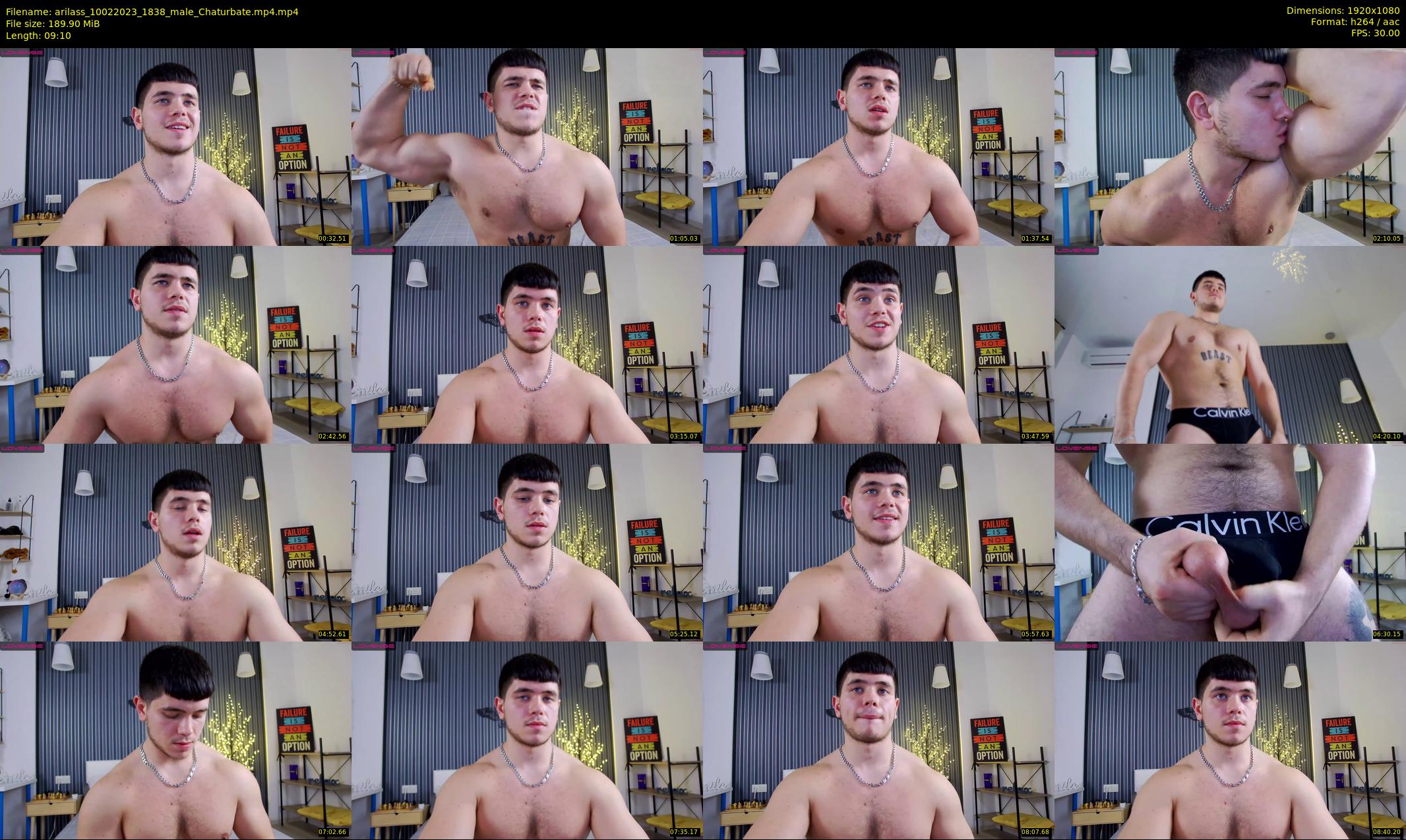 arilass — 10 minute Chaturbate male cam show recording, 1080p, Feb 10, 2023