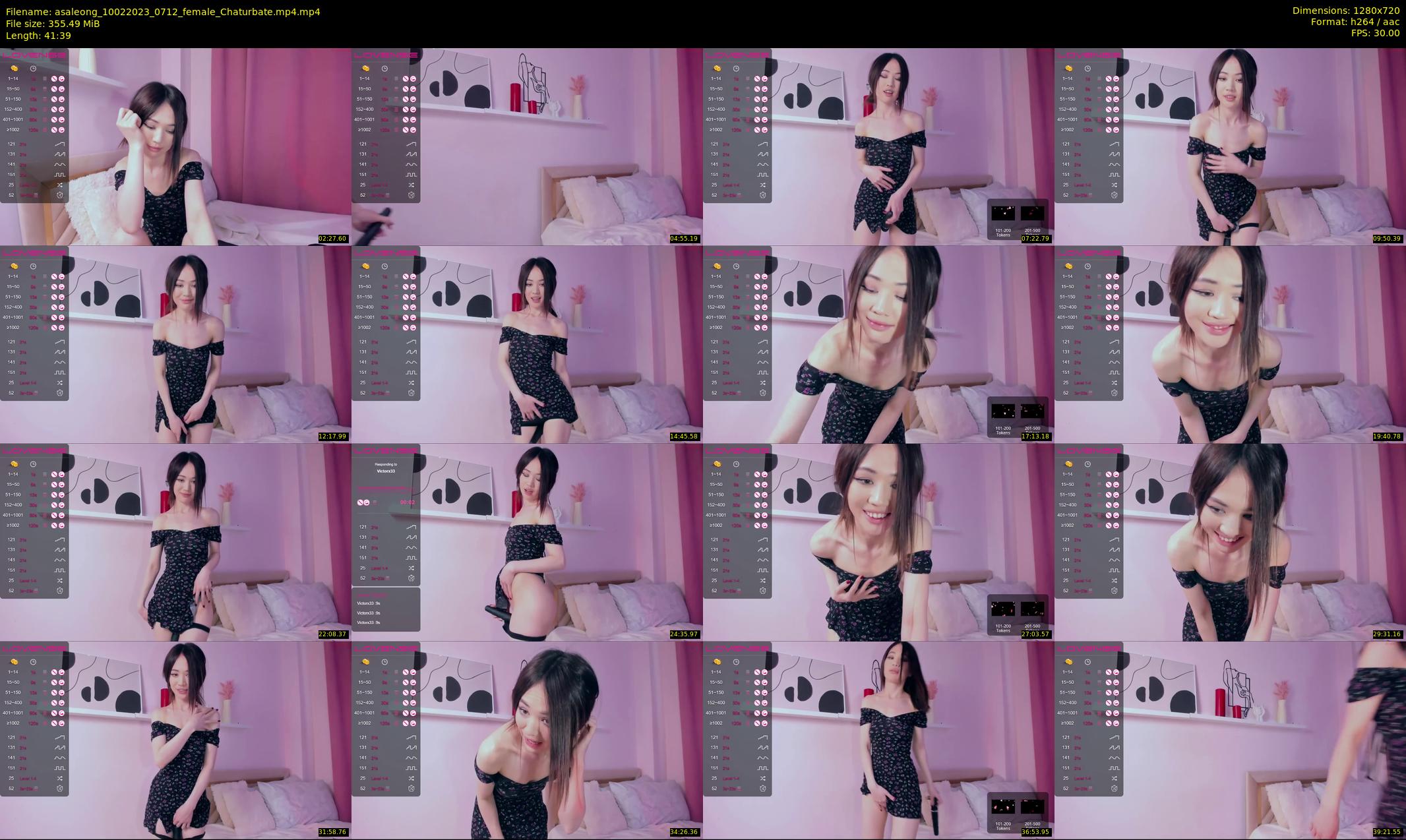 asaleong — 42 minute Chaturbate female cam show recording, 720p, Feb 10, 2023