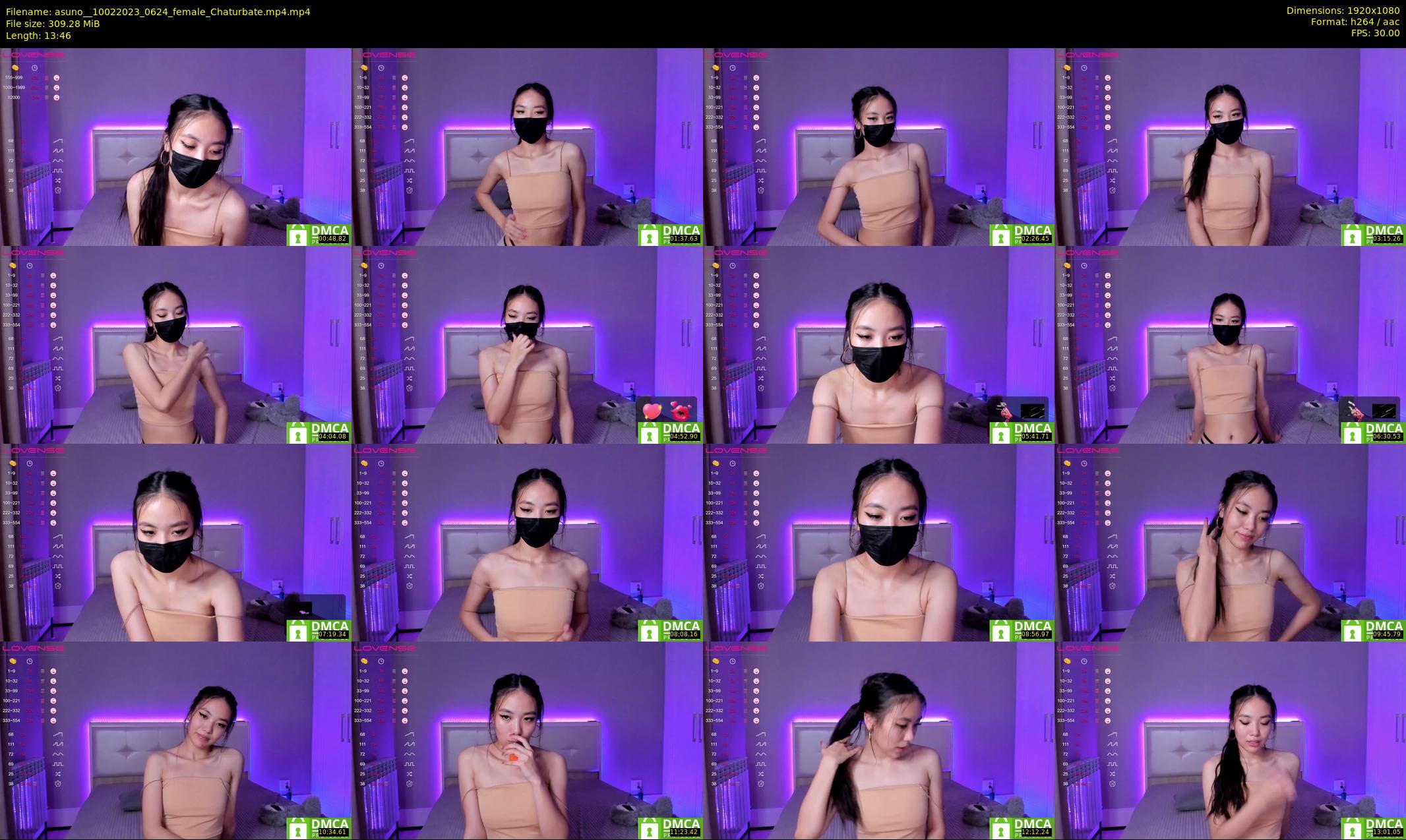 asuno_ — 14 minute Chaturbate female cam show recording, 1080p, Feb 10, 2023