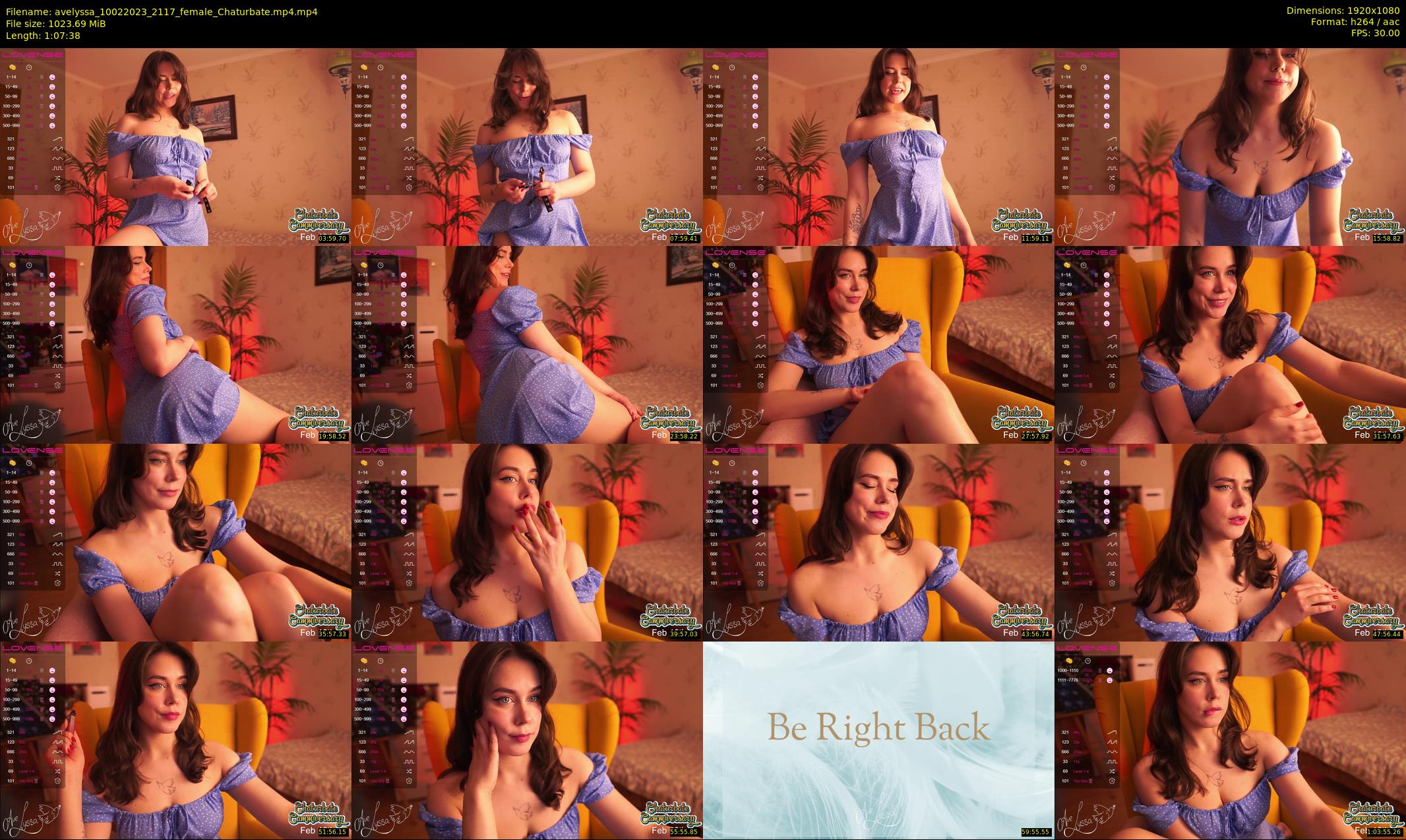 avelyssa — 68 minute Chaturbate female cam show recording, 1080p, Feb 10, 2023