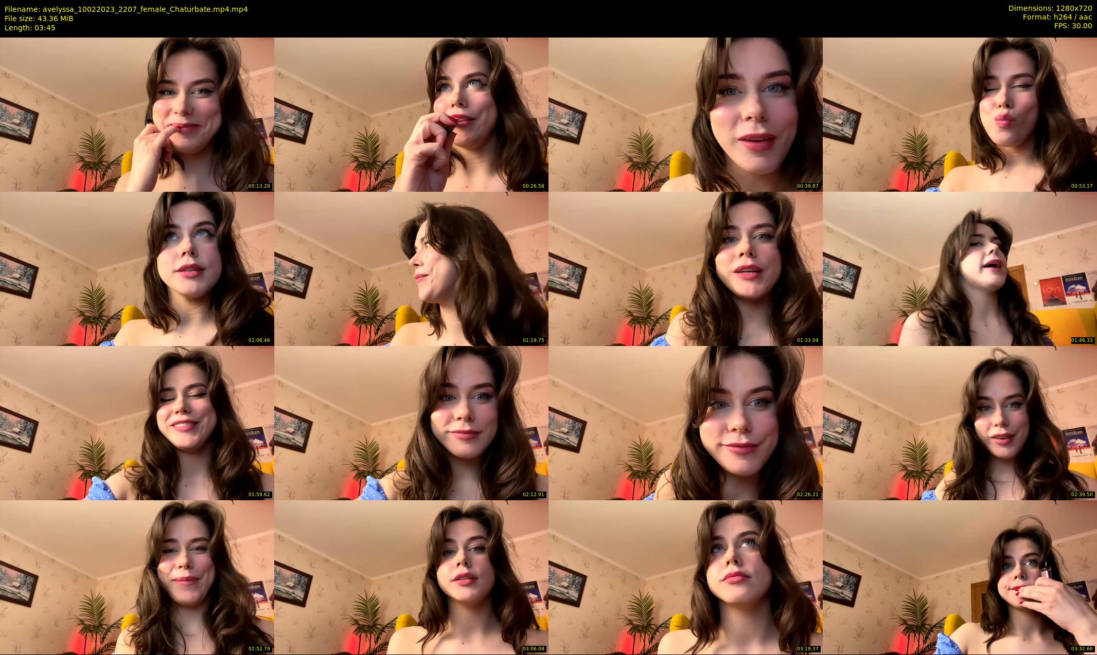 avelyssa — 4 minute Chaturbate female cam show recording, 720p, Feb 10, 2023