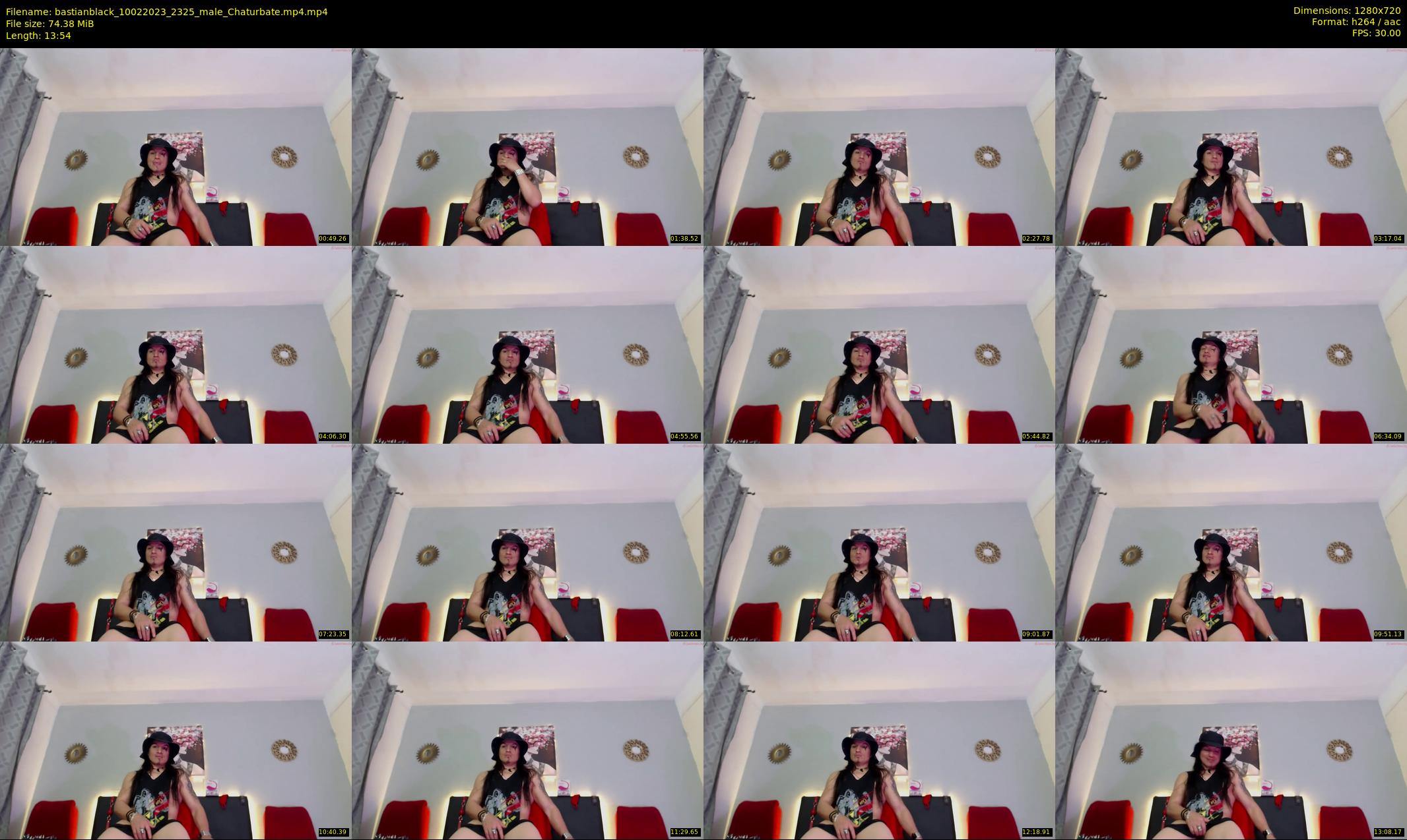 bastianblack — 14 minute Chaturbate male cam show recording, 720p, Feb 10, 2023
