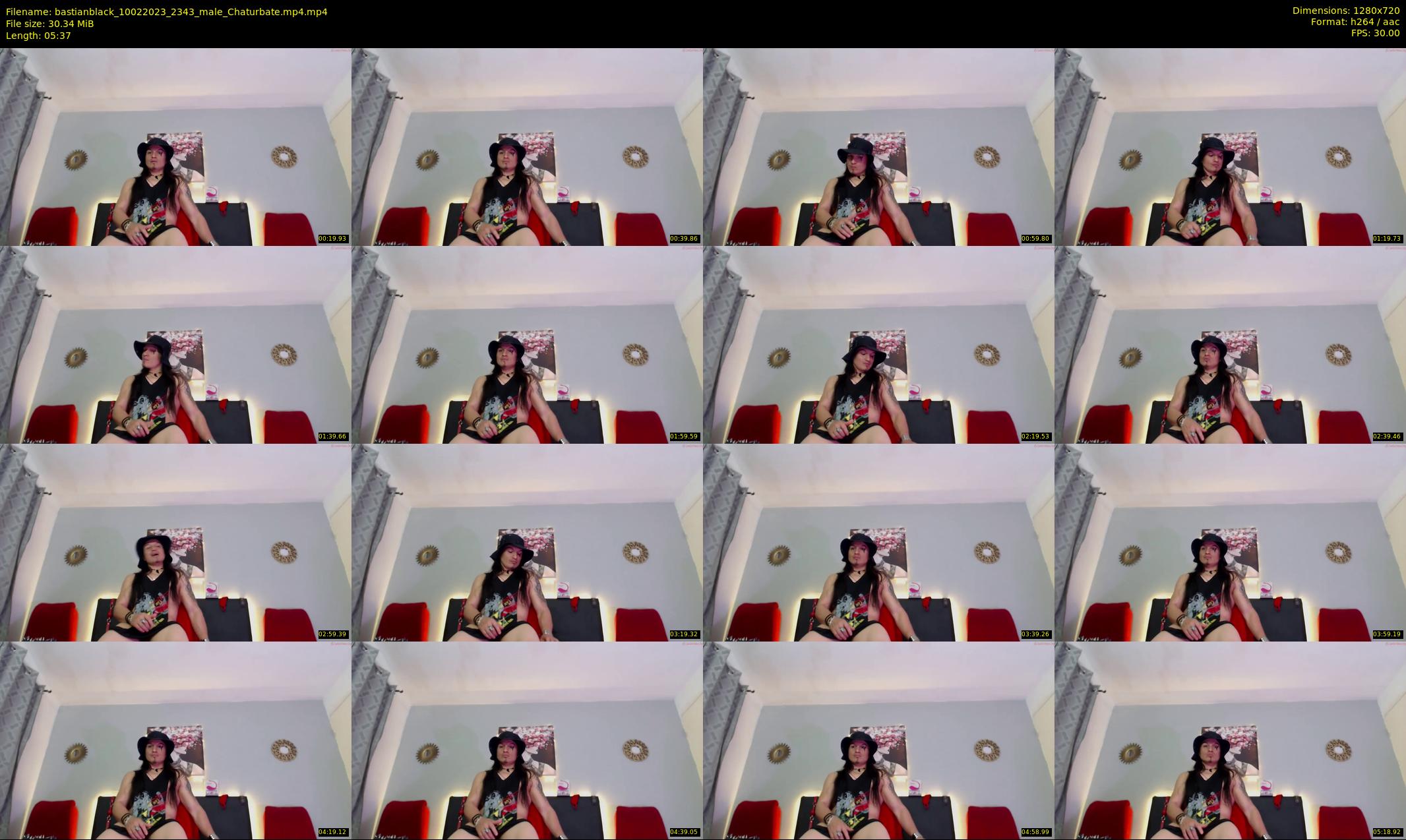 bastianblack — 6 minute Chaturbate male cam show recording, 720p, Feb 10, 2023
