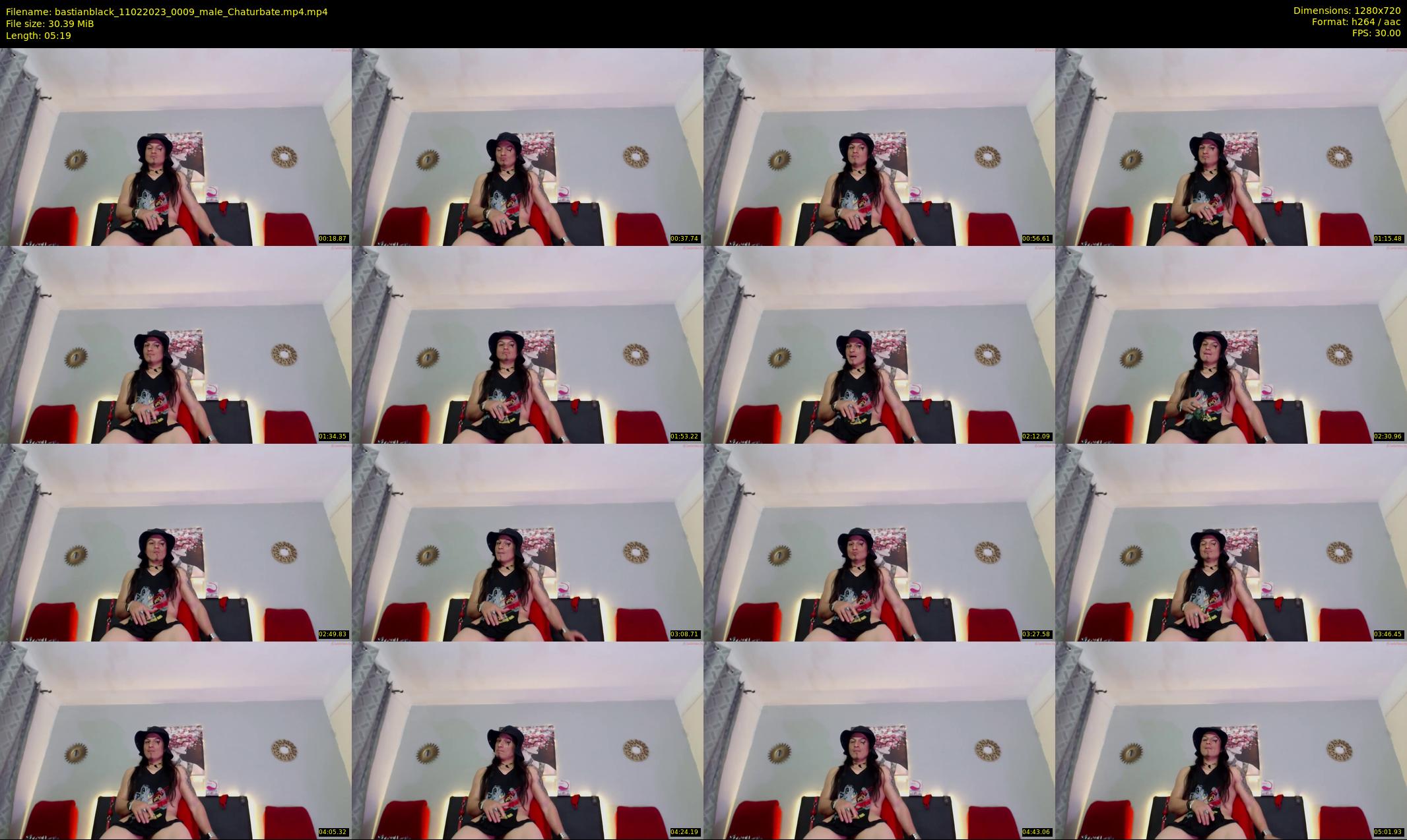 bastianblack — 6 minute Chaturbate male cam show recording, 720p, Feb 11, 2023