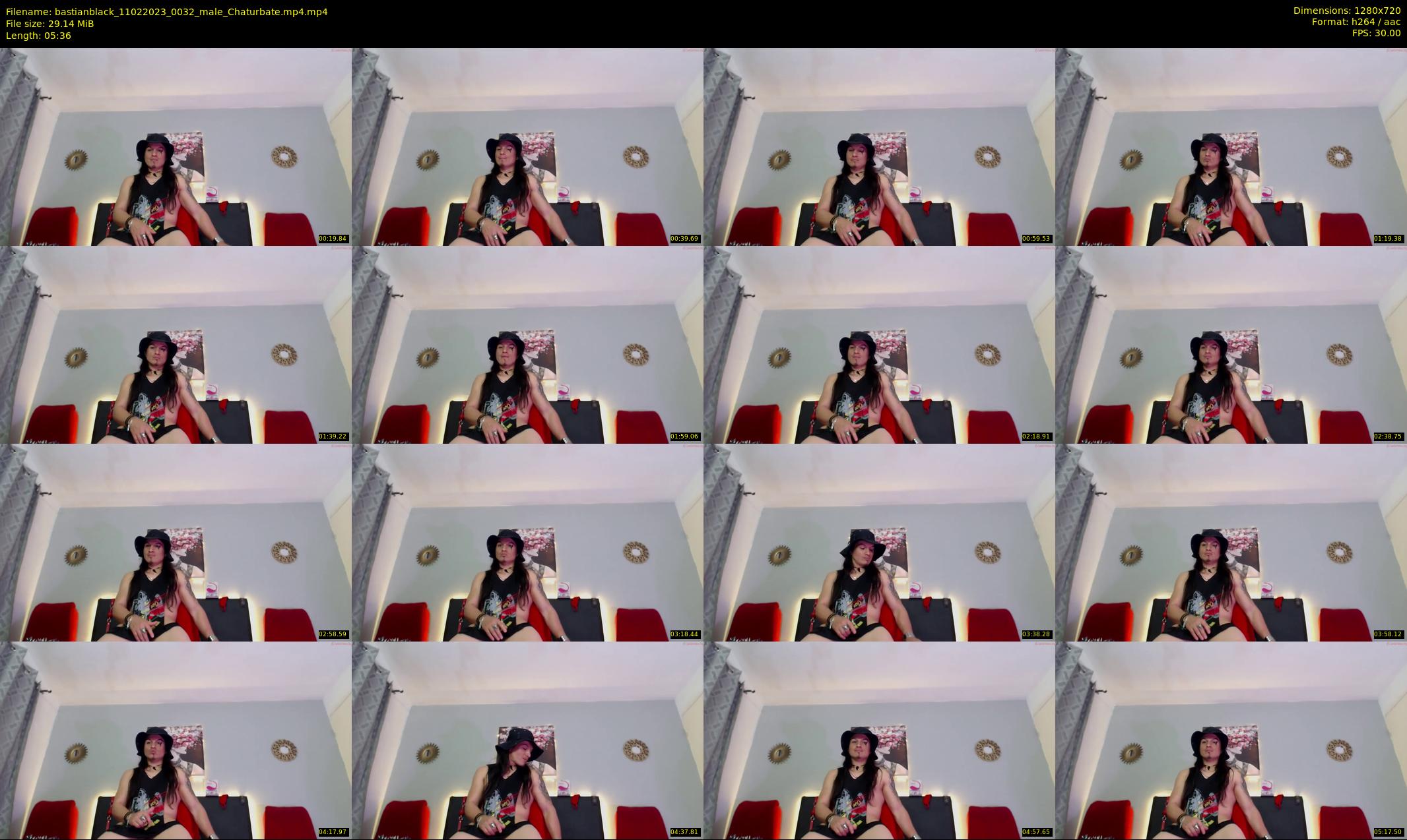bastianblack — 6 minute Chaturbate male cam show recording, 720p, Feb 11, 2023