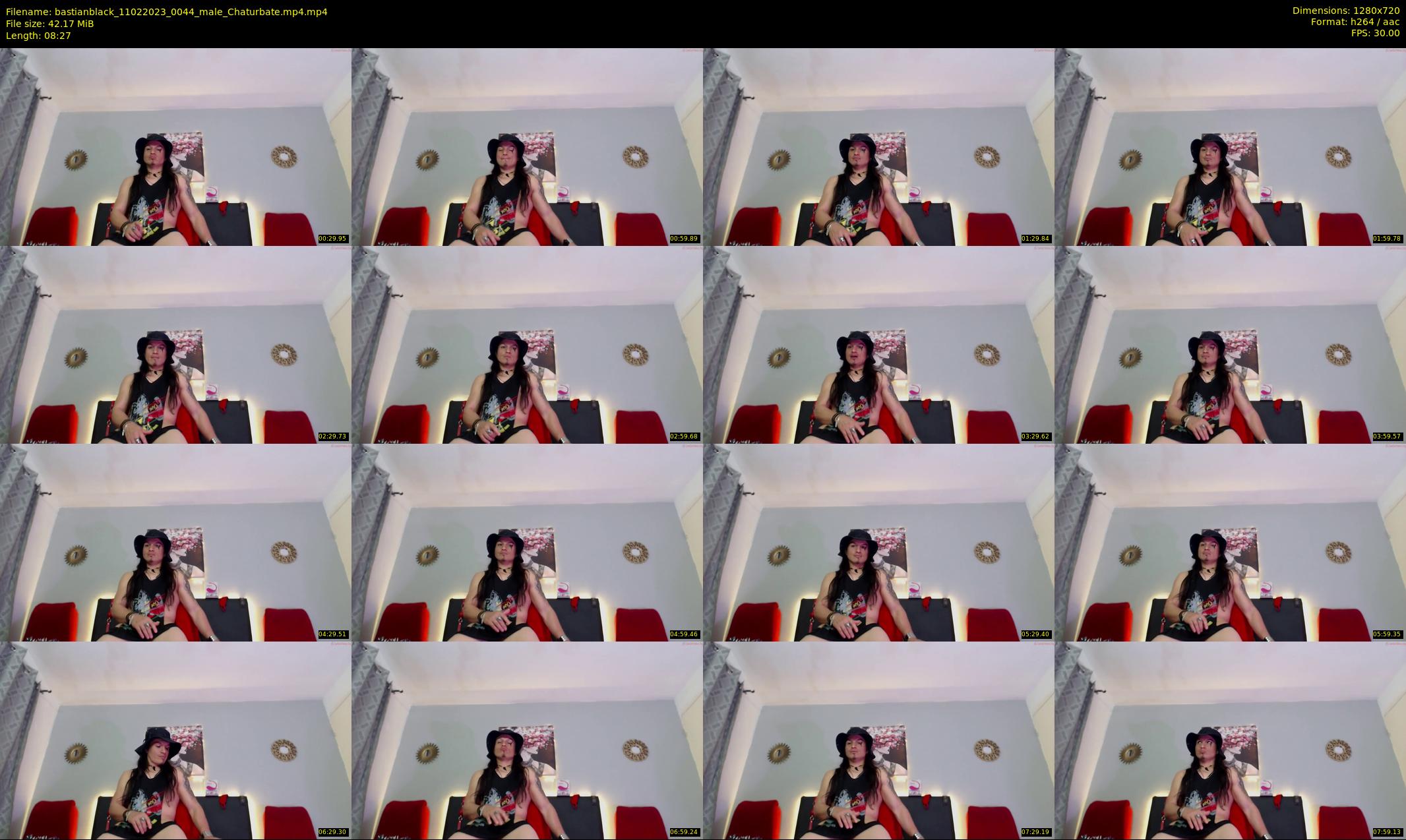 bastianblack — 9 minute Chaturbate male cam show recording, 720p, Feb 11, 2023