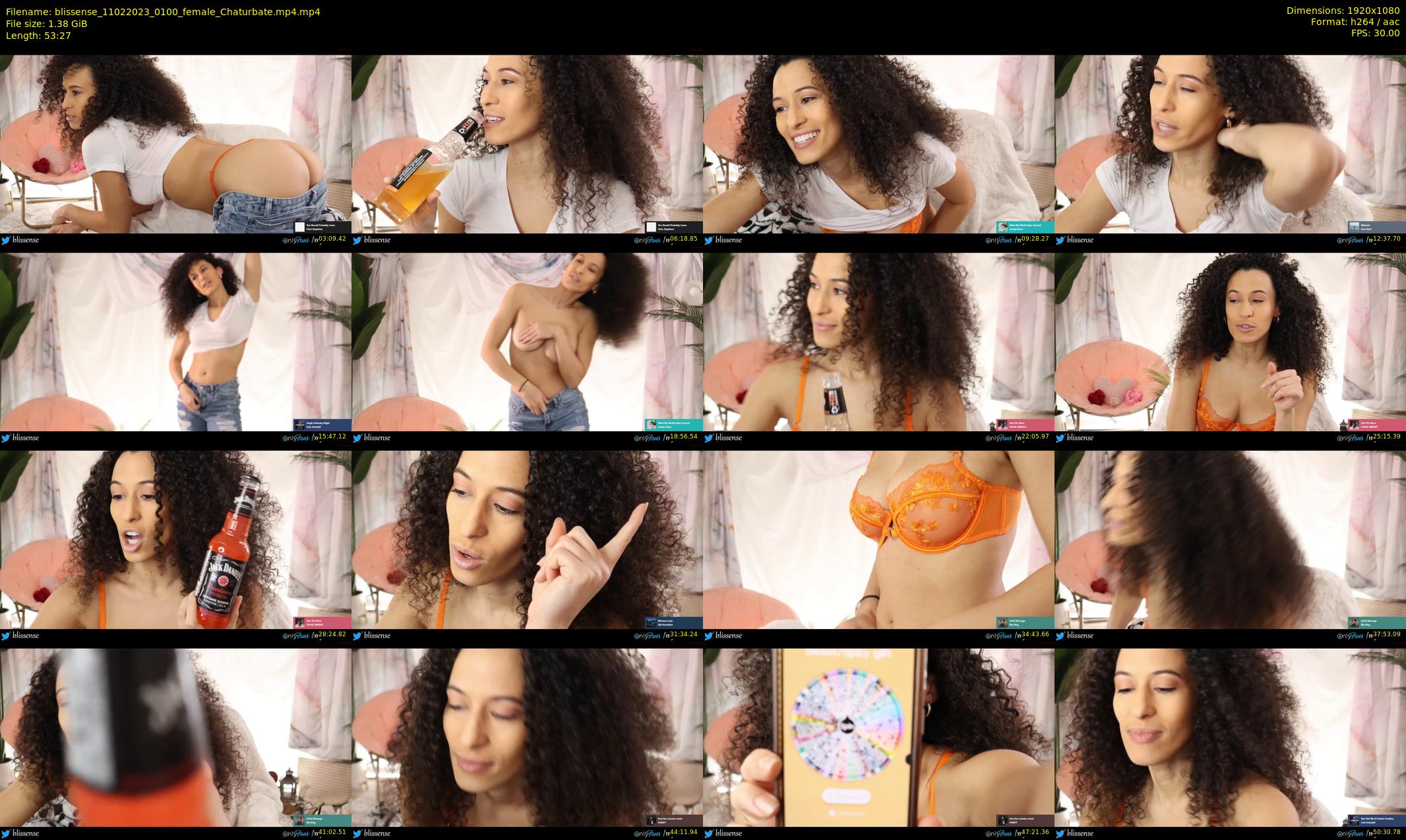 blissense — 54 minute Chaturbate female cam show recording, 1080p, Feb 11, 2023