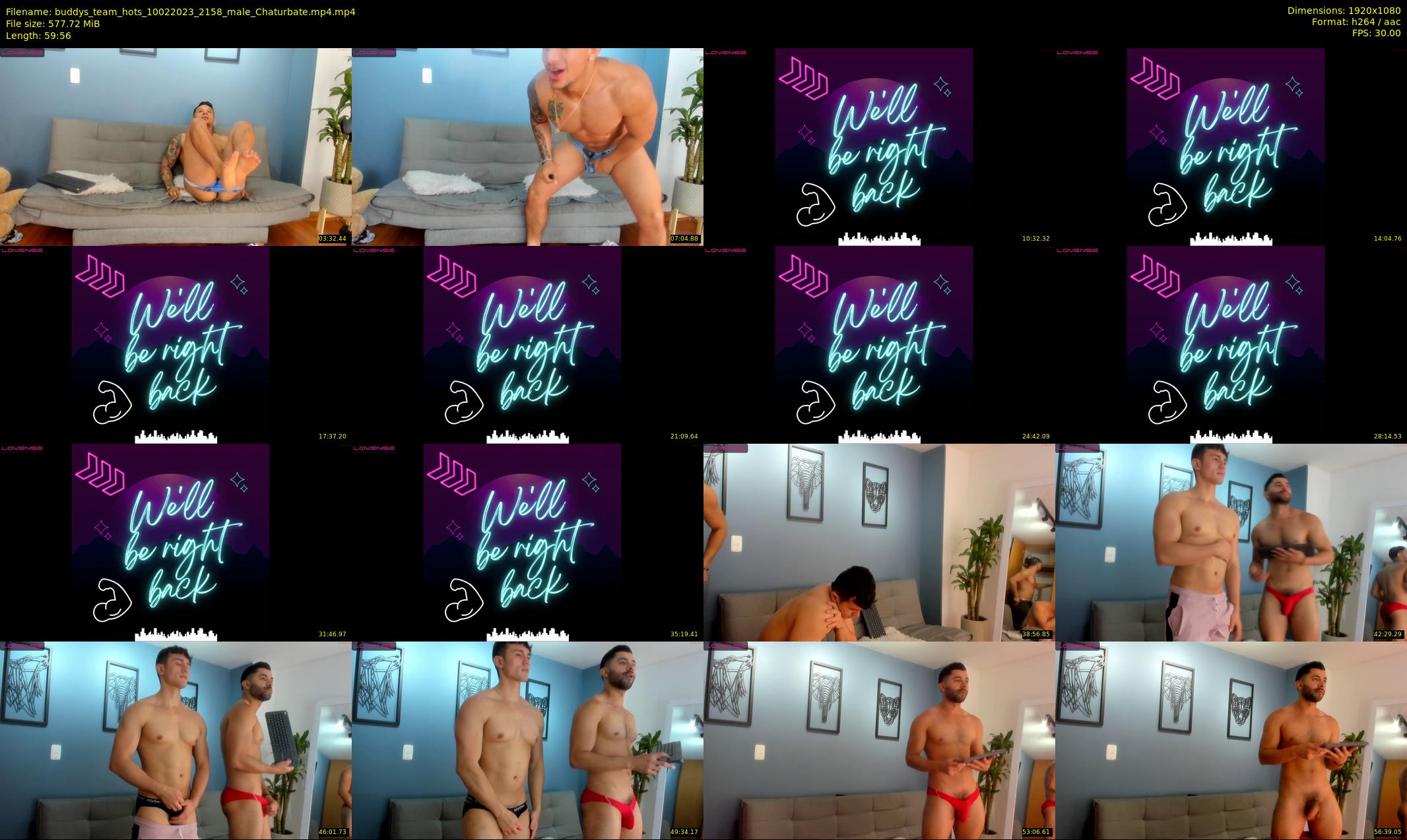 buddys_team_hots — 60 minute Chaturbate couple cam show recording, 1080p, Feb 10, 2023
