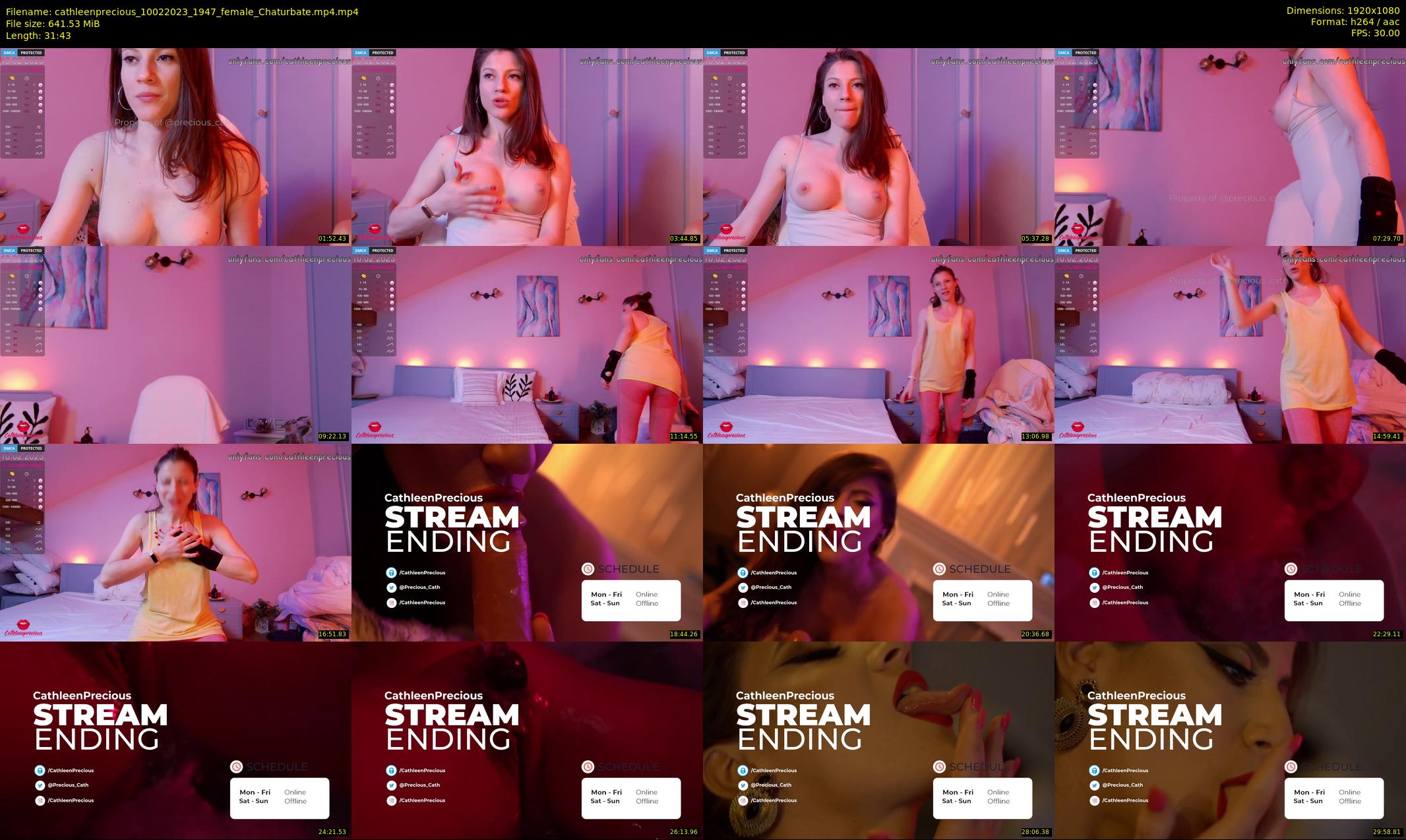 cathleenprecious — 32 minute Chaturbate female cam show recording, 1080p, Feb 10, 2023