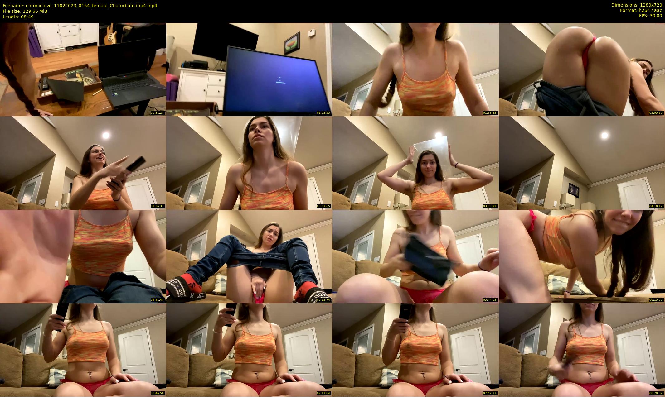 chroniclove — 9 minute Chaturbate female cam show recording, 720p, Feb 11, 2023