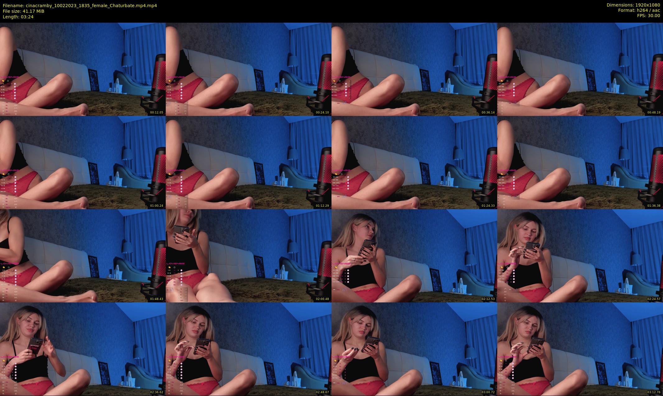 cinacramby — 4 minute Chaturbate female cam show recording, 1080p, Feb 10, 2023