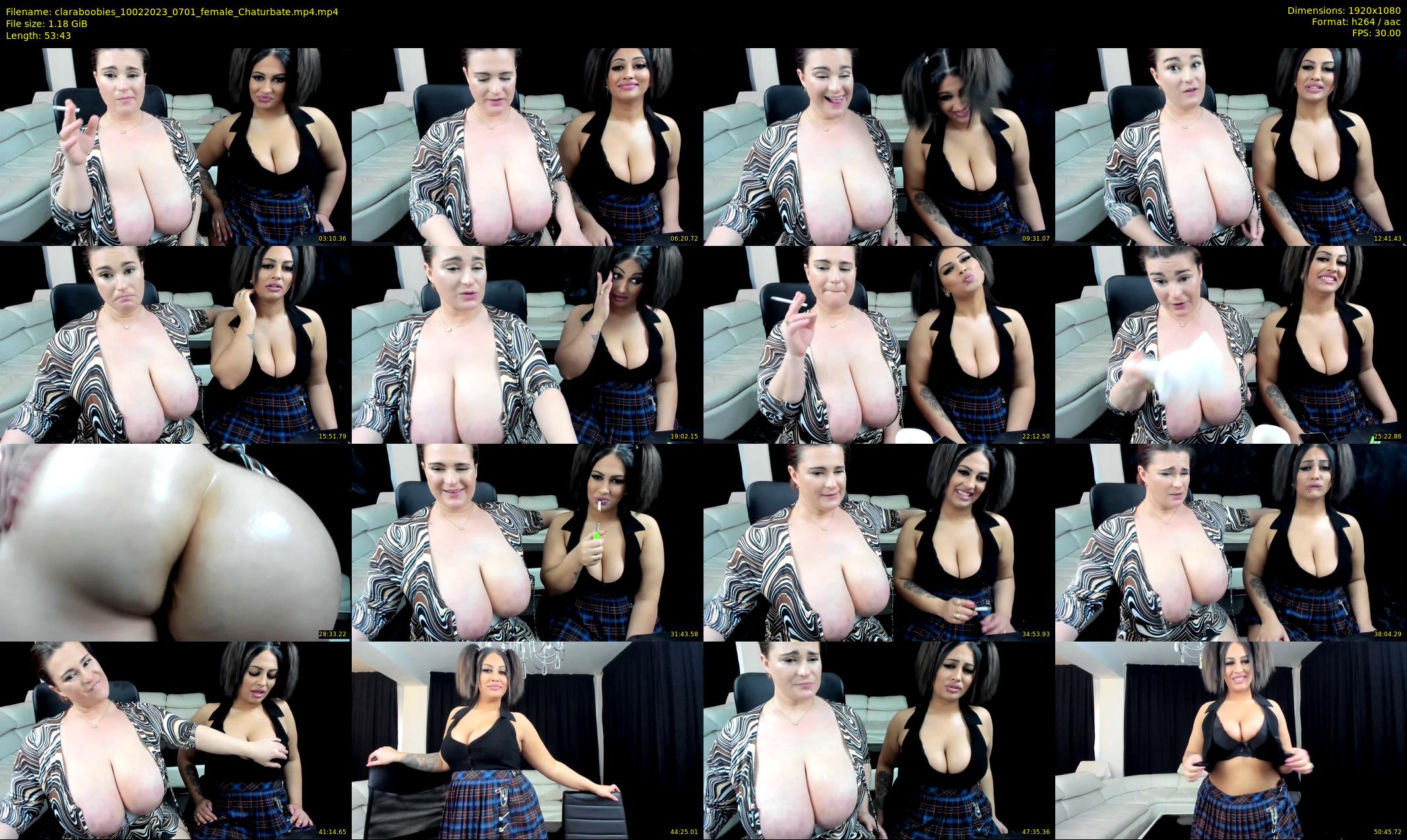 claraboobies — 54 minute Chaturbate female cam show recording, 1080p, Feb 10, 2023