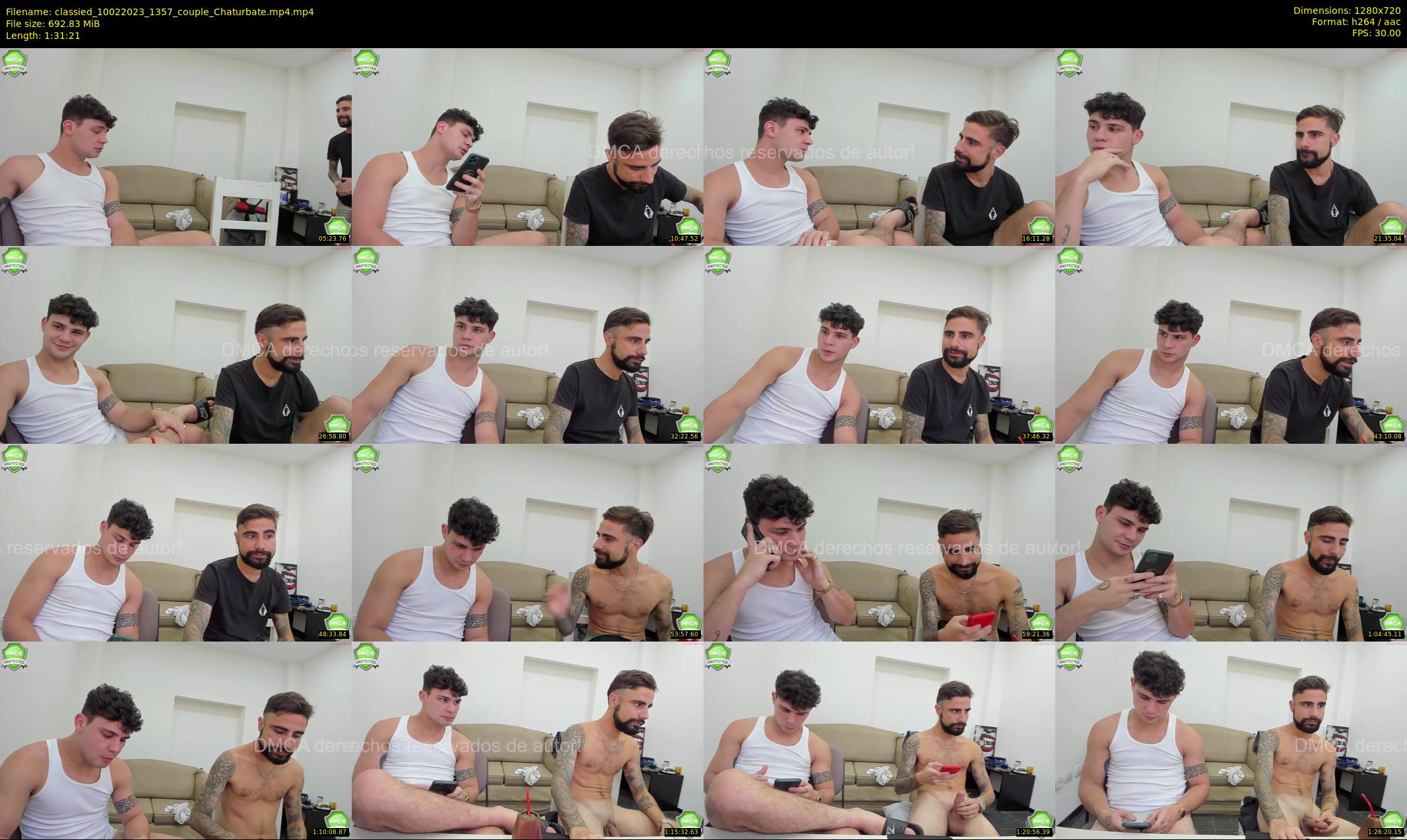 classied — 92 minute Chaturbate male cam show recording, 720p, Feb 10, 2023