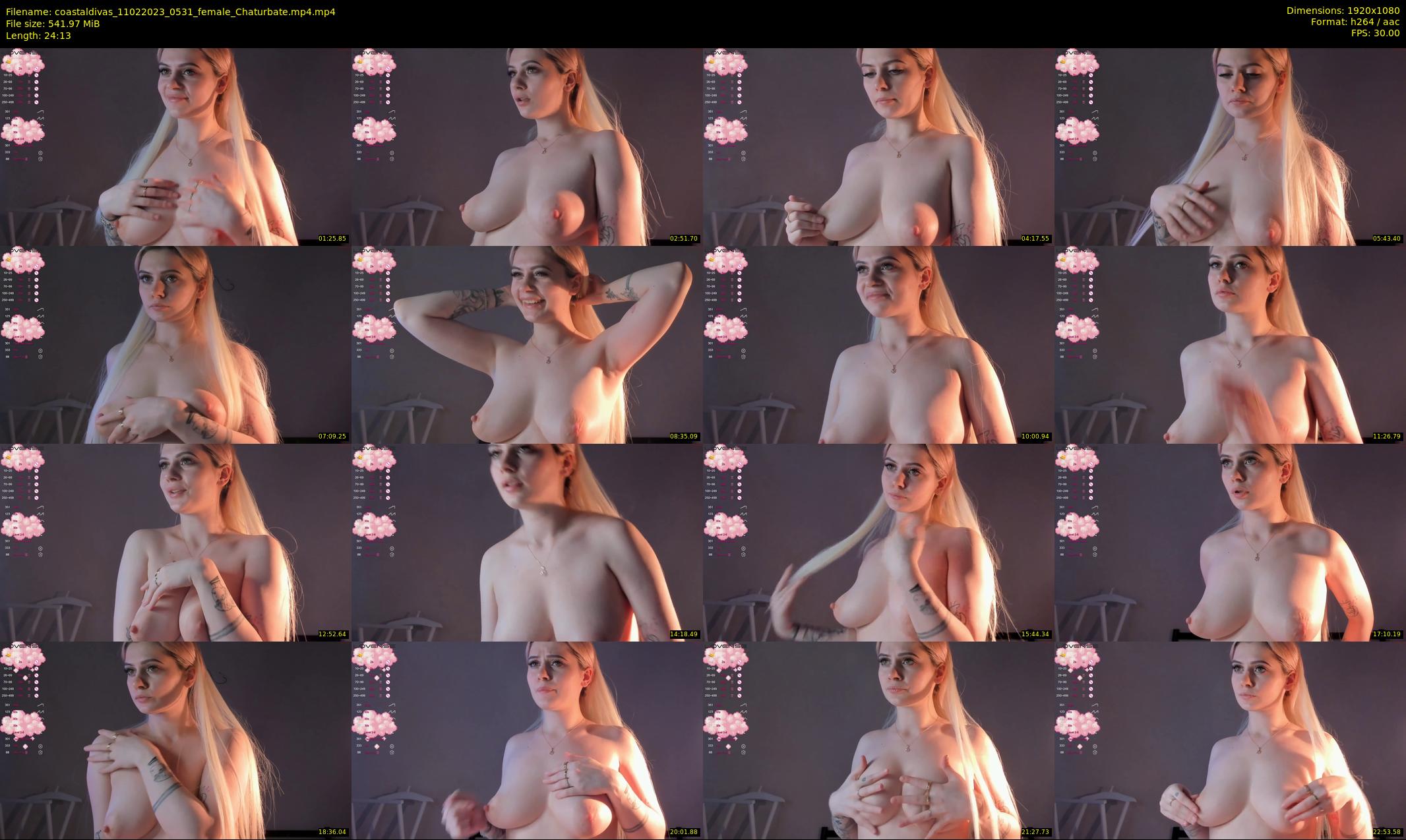 coastaldivas — 25 minute Chaturbate female cam show recording, 1080p, Feb 11, 2023