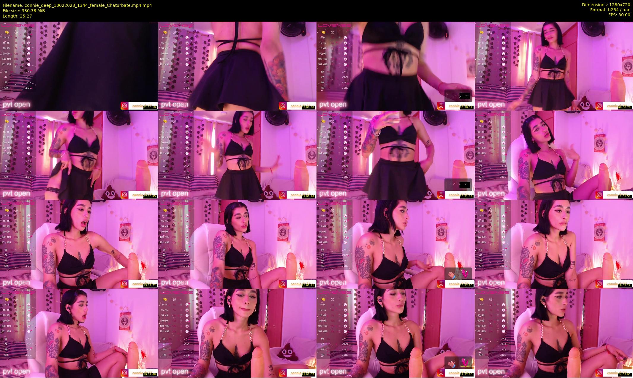 connie_deep — 26 minute Chaturbate female cam show recording, 720p, Feb 10, 2023