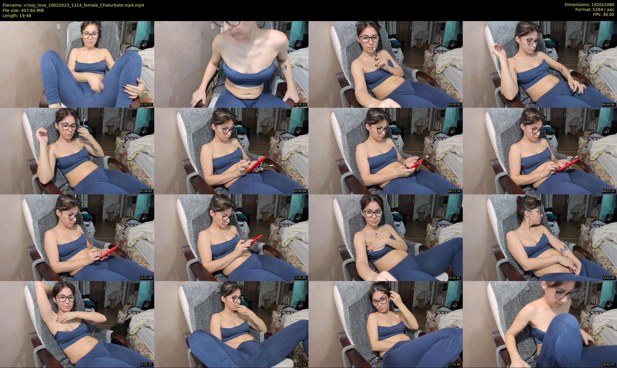crissy_love — 20 minute Chaturbate female cam show recording, 1080p, Feb 10, 2023