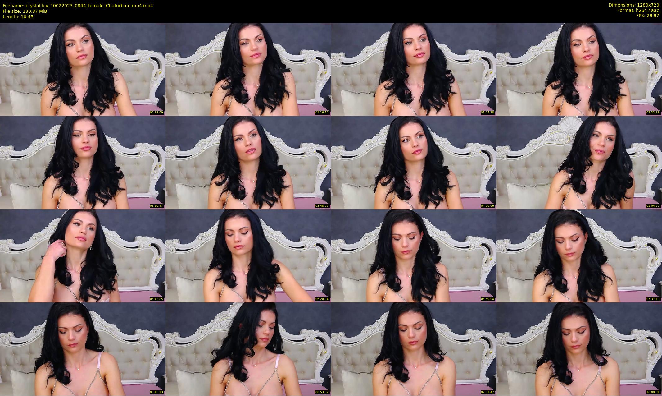 crystallluv — 11 minute Chaturbate female cam show recording, 720p, Feb 10, 2023