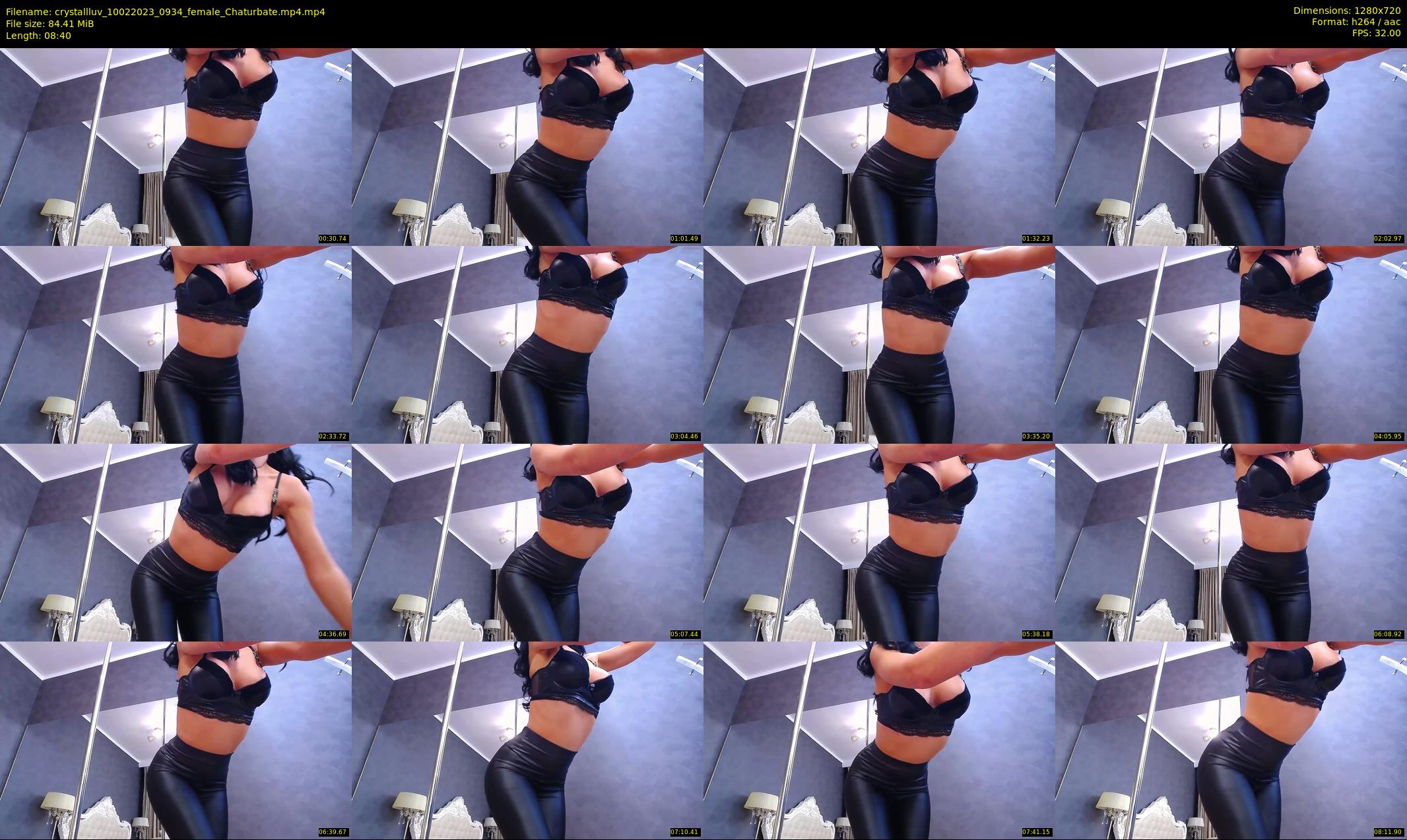 crystallluv — 9 minute Chaturbate female cam show recording, 720p, Feb 10, 2023