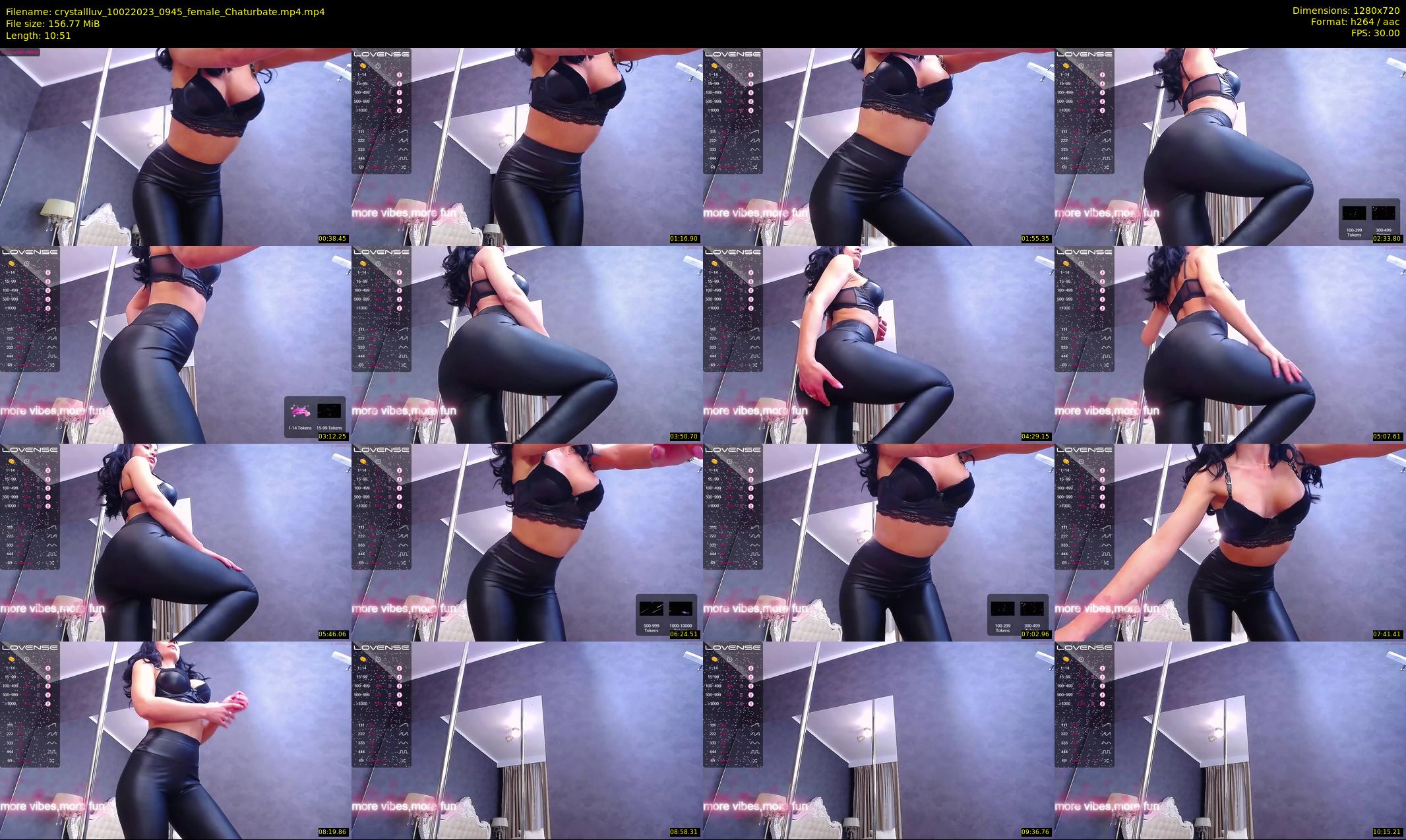 crystallluv — 11 minute Chaturbate female cam show recording, 720p, Feb 10, 2023