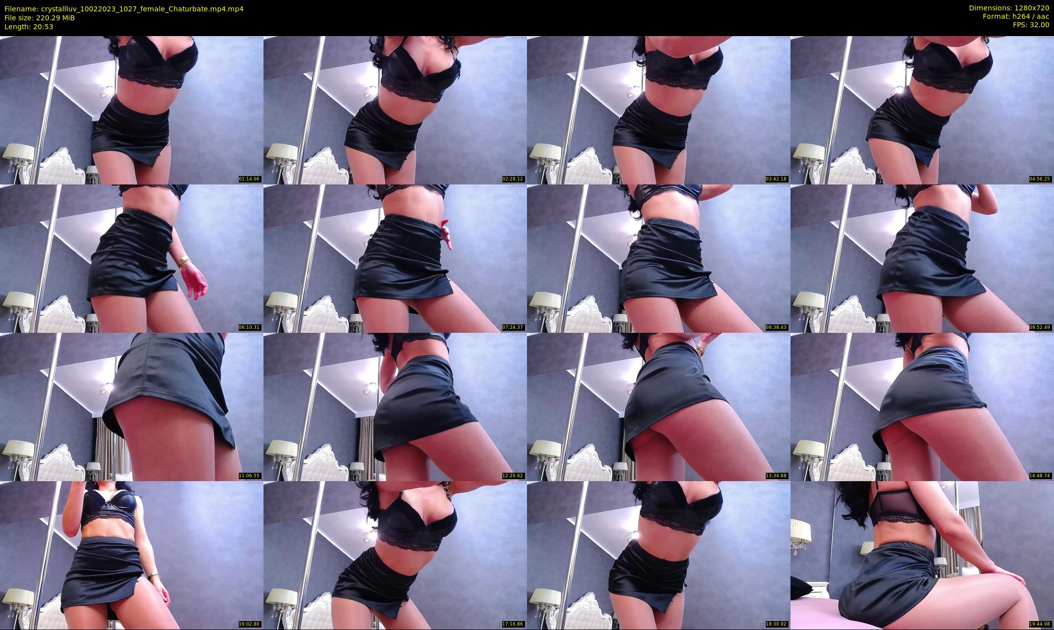 crystallluv — 21 minute Chaturbate female cam show recording, 720p, Feb 10, 2023