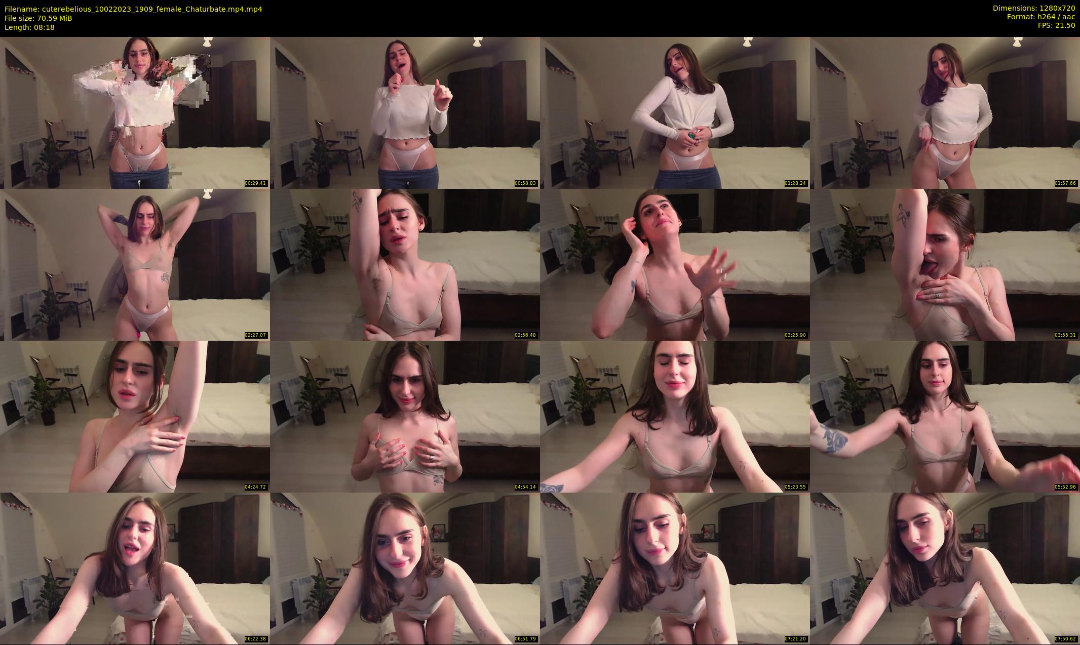 cuterebelious — 9 minute Chaturbate female cam show recording, 720p, Feb 10, 2023
