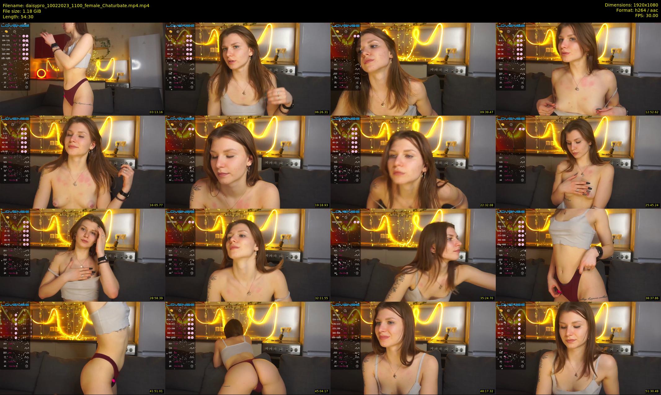 daisypro — 55 minute Chaturbate couple cam show recording, 1080p, Feb 10, 2023
