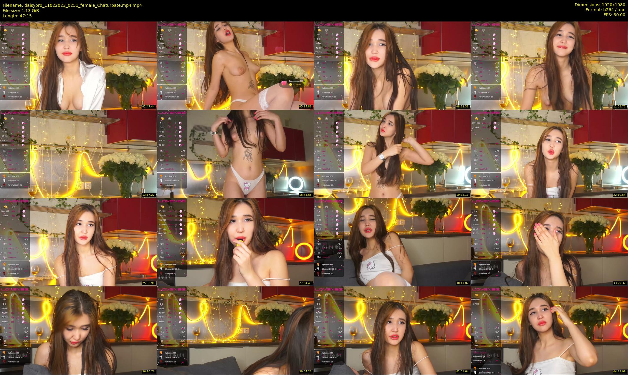 daisypro — 48 minute Chaturbate couple cam show recording, 1080p, Feb 11, 2023