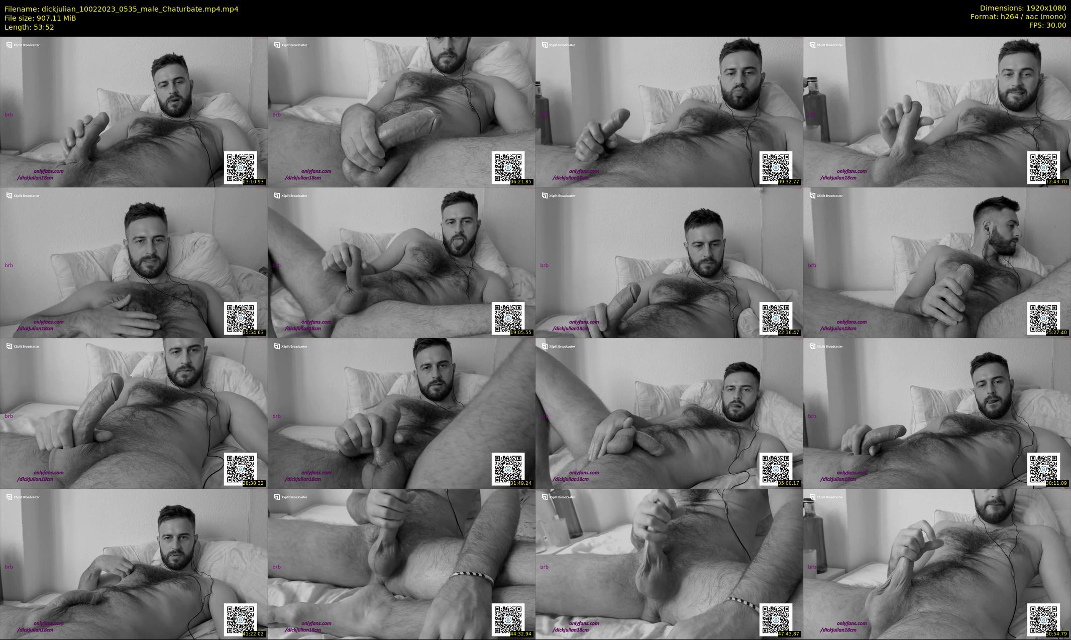 dickjulian — 54 minute Chaturbate male cam show recording, 1080p, Feb 10, 2023