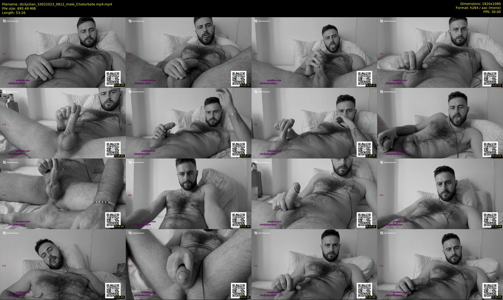 dickjulian — 54 minute Chaturbate male cam show recording, 1080p, Feb 10, 2023