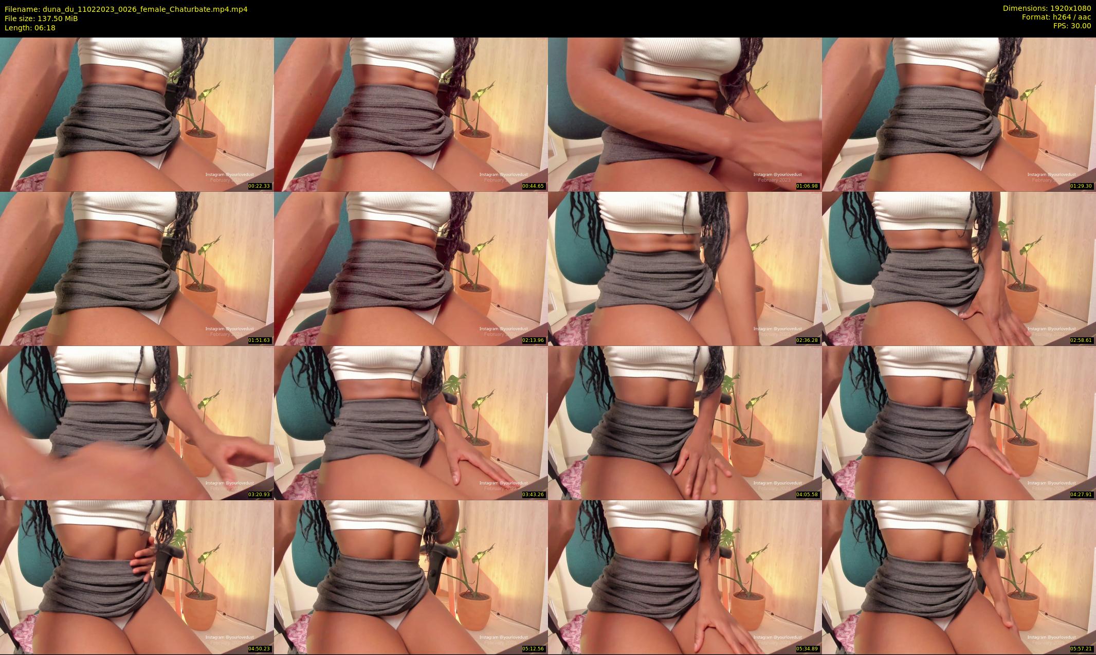 duna_du — 7 minute Chaturbate female cam show recording, 1080p, Feb 11, 2023