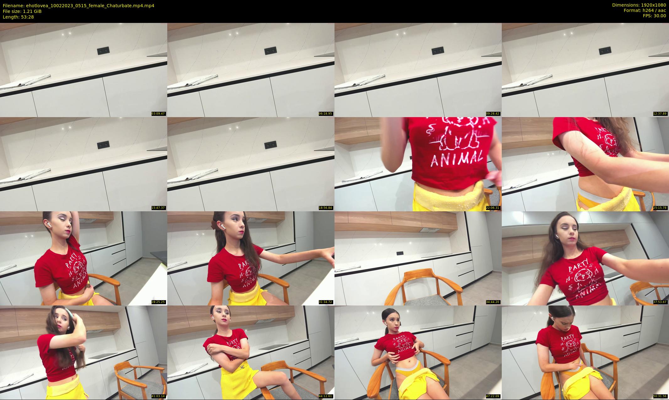 ehotlovea — 54 minute Chaturbate female cam show recording, 1080p, Feb 10, 2023