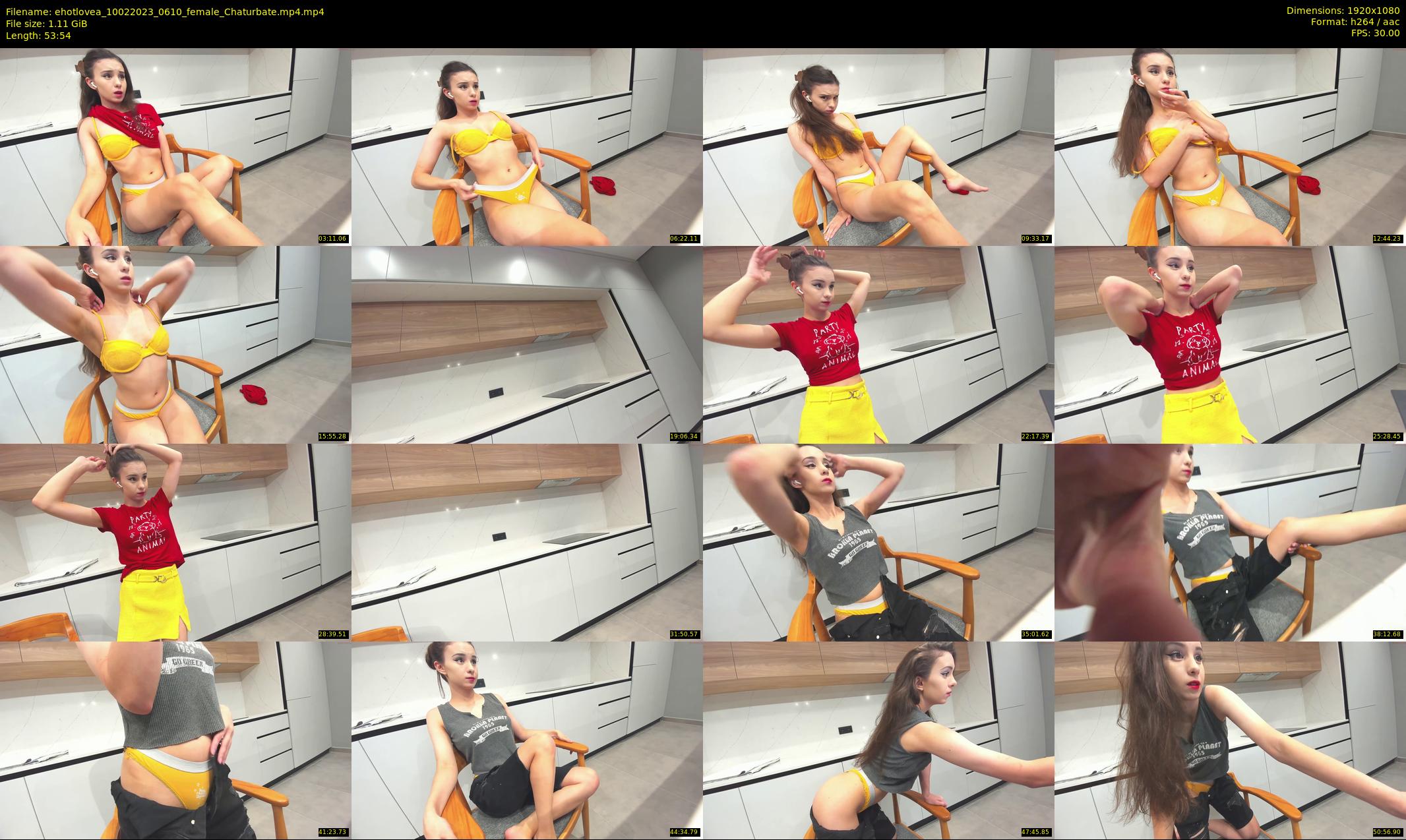 ehotlovea — 54 minute Chaturbate female cam show recording, 1080p, Feb 10, 2023