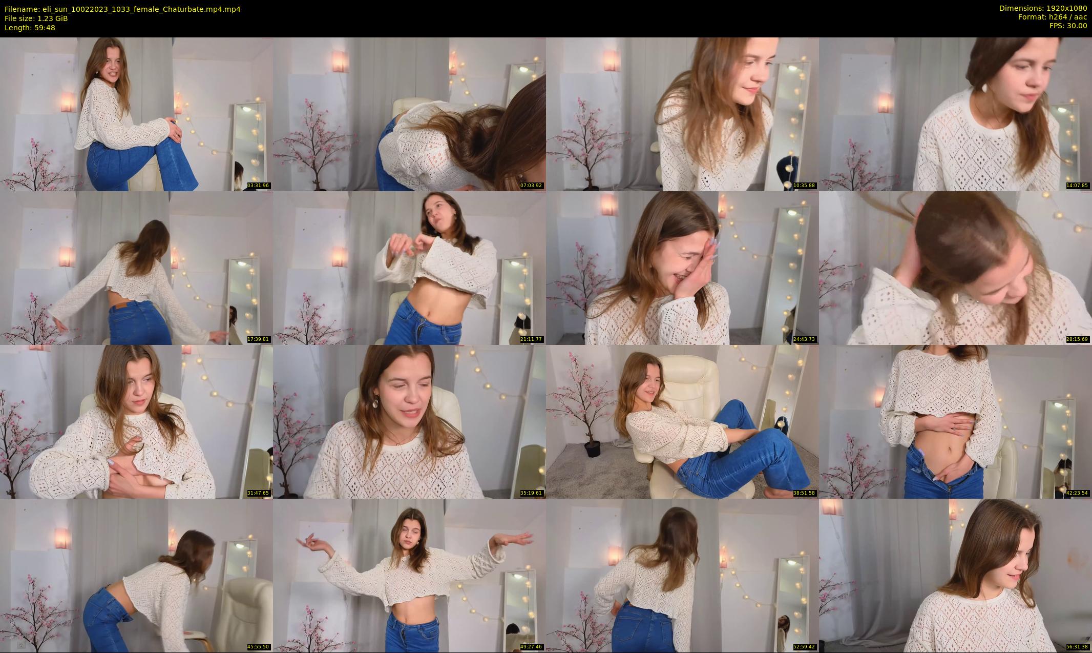 eli_sun — 60 minute Chaturbate female cam show recording, 1080p, Feb 10, 2023