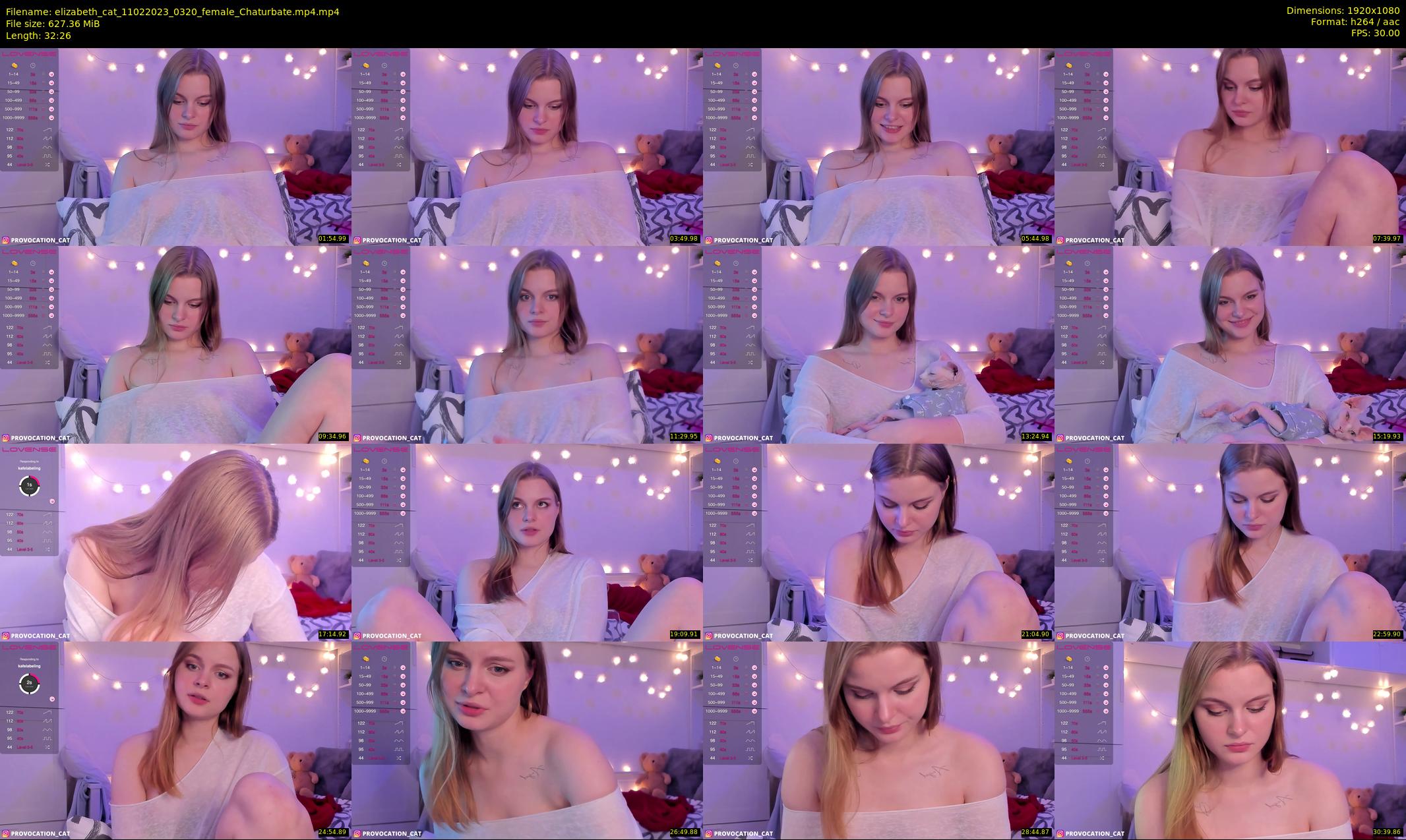 elizabeth_cat — 33 minute Chaturbate female cam show recording, 1080p, Feb 11, 2023