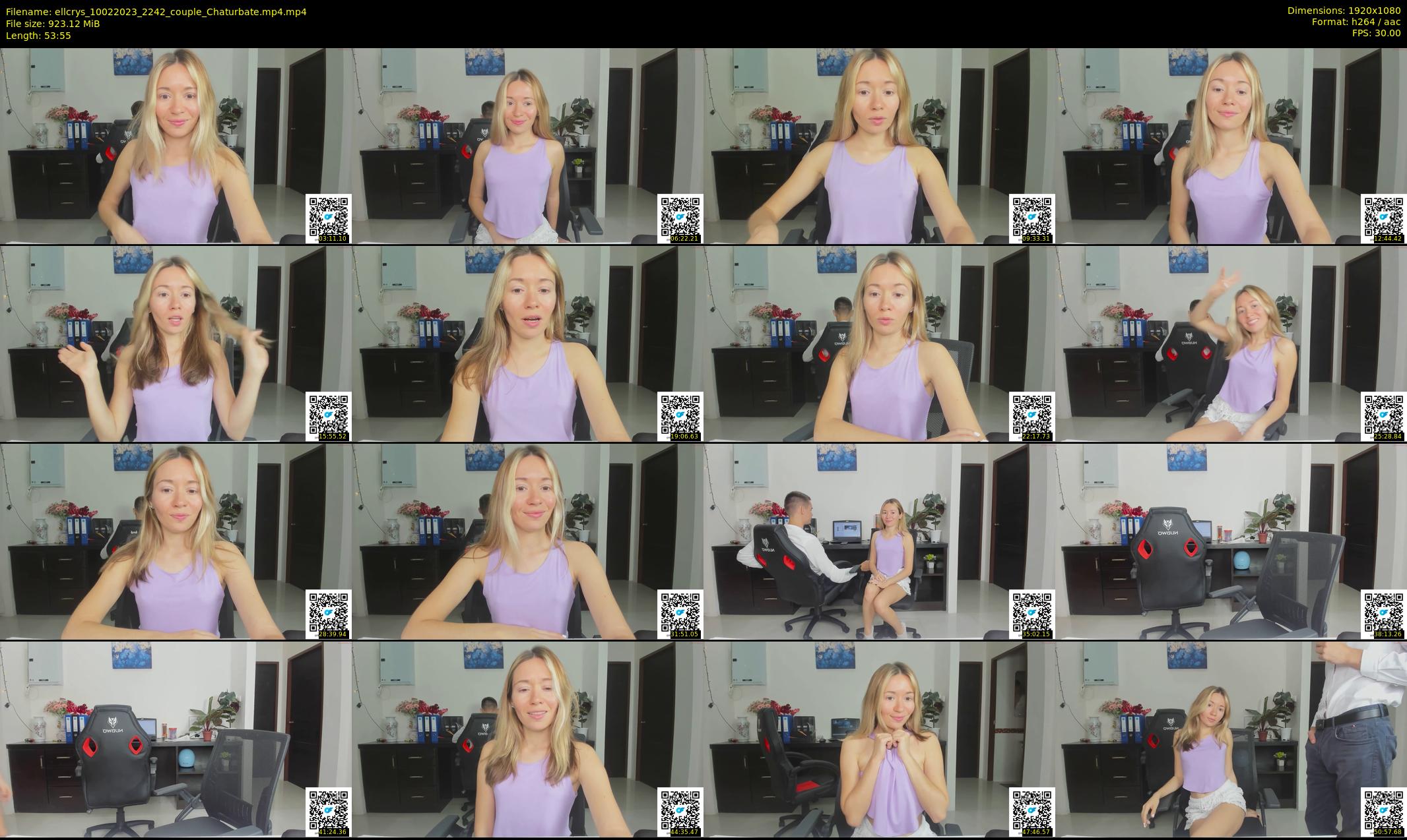 ellcrys — 54 minute Chaturbate couple cam show recording, 1080p, Feb 10, 2023