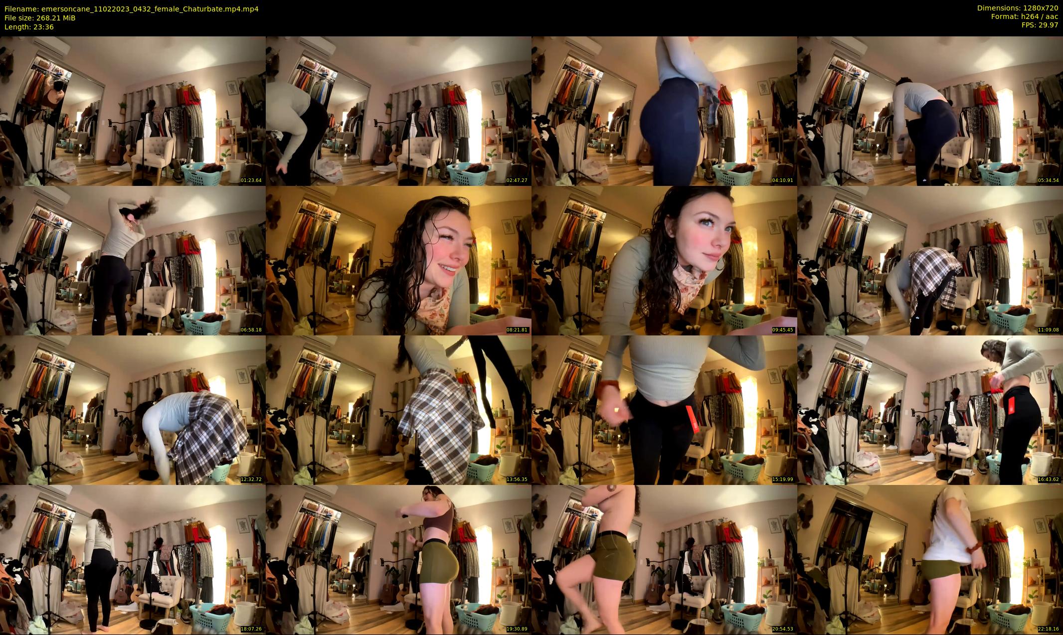 emersoncane — 24 minute Chaturbate female cam show recording, 720p, Feb 11, 2023