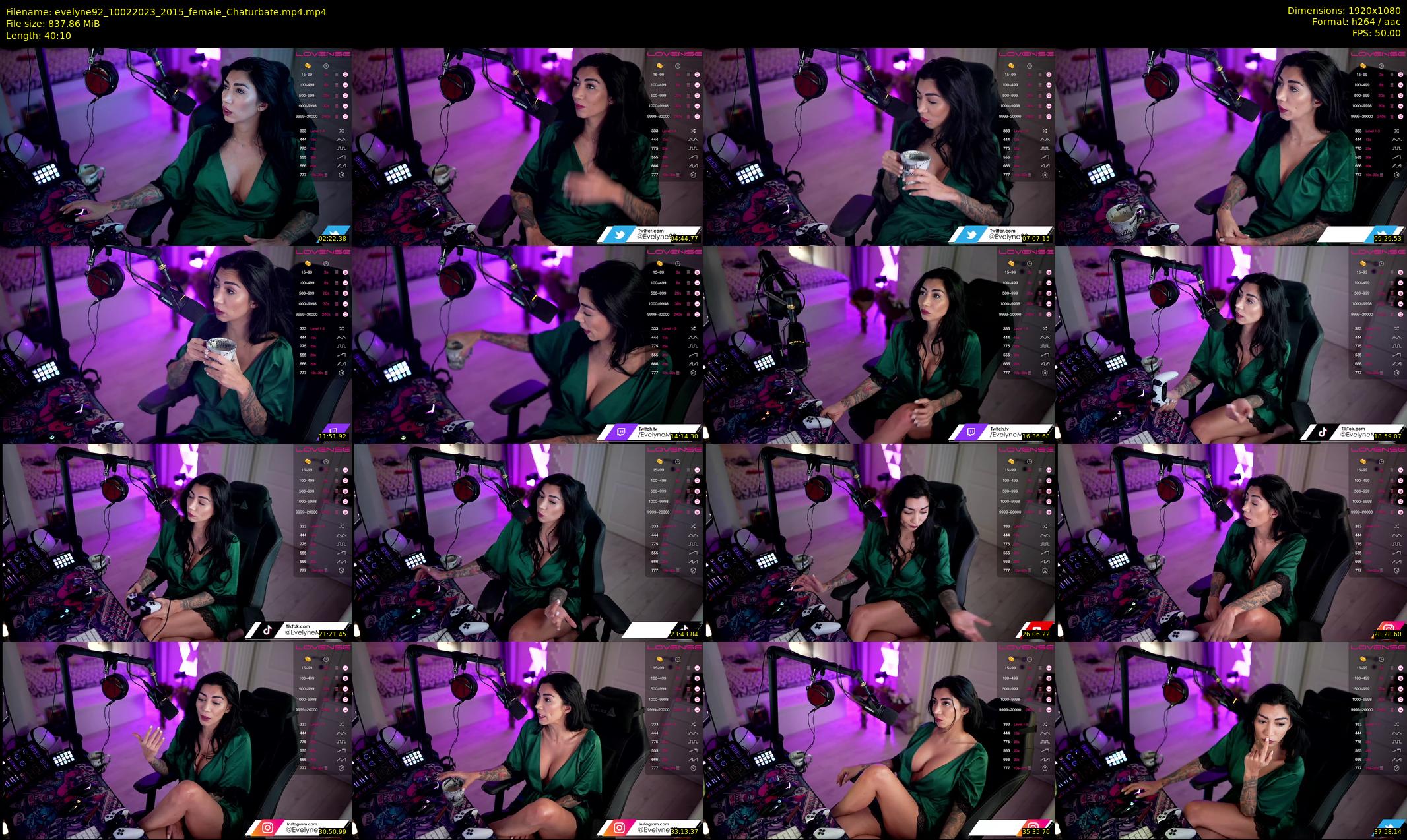 evelyne92 — 41 minute Chaturbate female cam show recording, 1080p, Feb 10, 2023