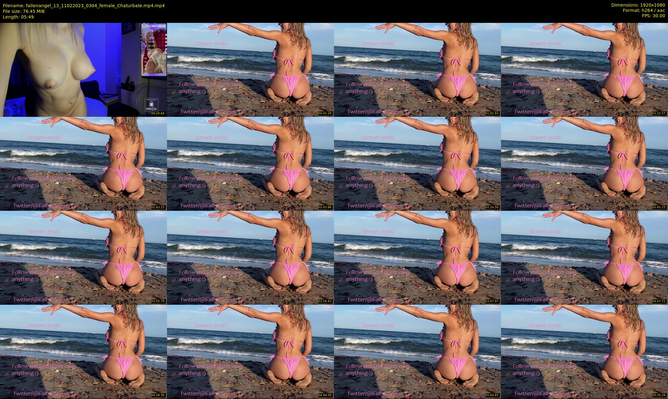 fallenangel_13 — 6 minute Chaturbate female cam show recording, 1080p, Feb 11, 2023