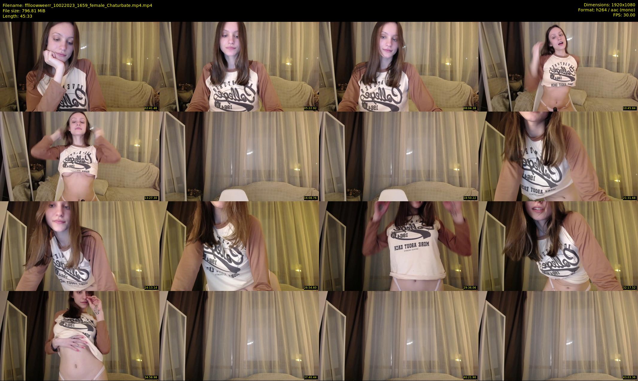 fflloowweerr — 46 minute Chaturbate couple cam show recording, 1080p, Feb 10, 2023