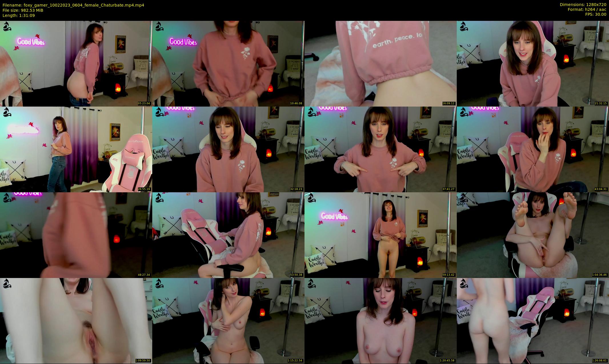 foxy_gamer — 92 minute Chaturbate female cam show recording, 720p, Feb 10, 2023