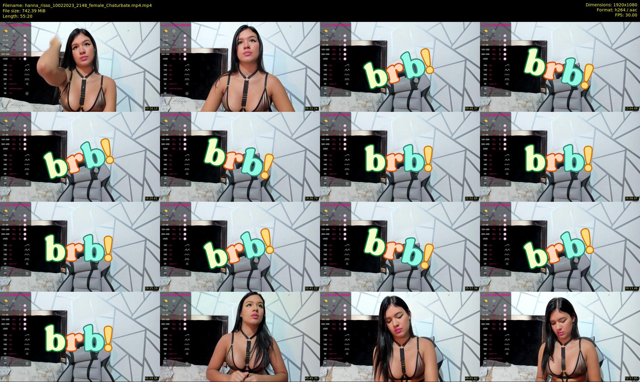 hanna_risso — 56 minute Chaturbate female cam show recording, 1080p, Feb 10, 2023